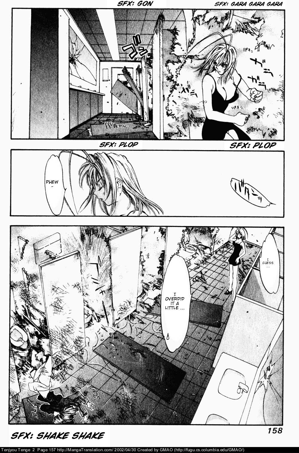 Halaman dari Tenjou Tenge Chapter 12