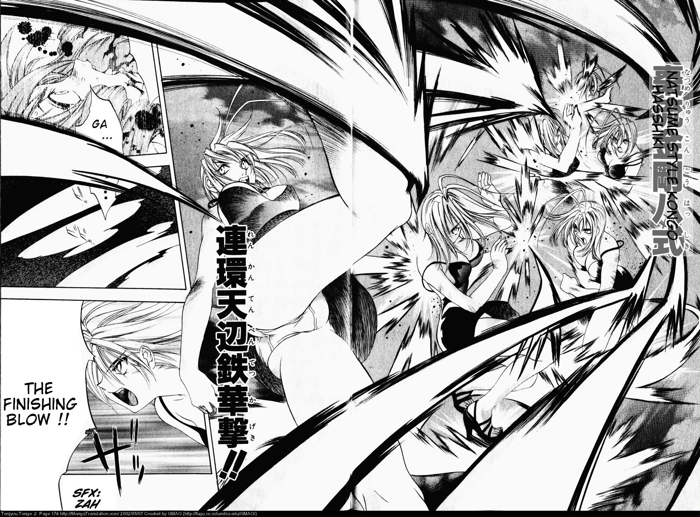 Halaman dari Tenjou Tenge Chapter 12