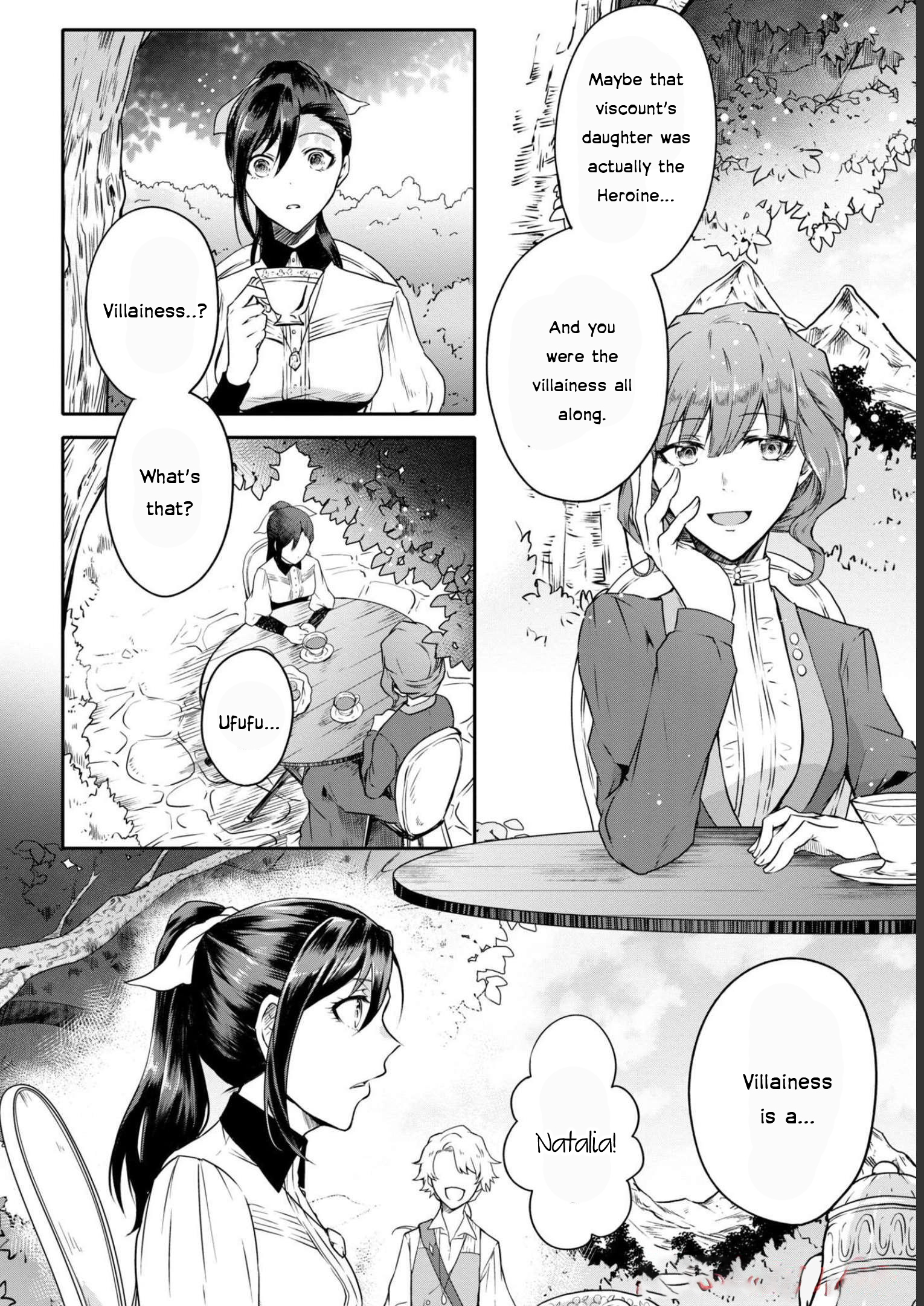 Halaman dari Though I May Be a Villainess, I'll Show You I Can Obtain Happiness! Chapter 2