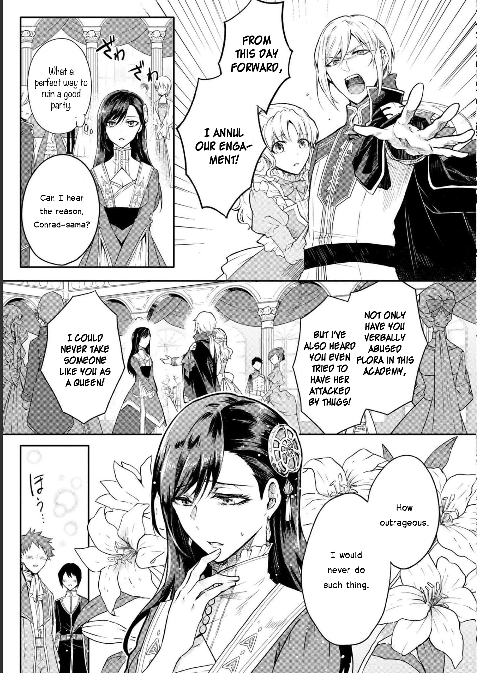 Halaman dari Though I May Be a Villainess, I'll Show You I Can Obtain Happiness! Chapter 2