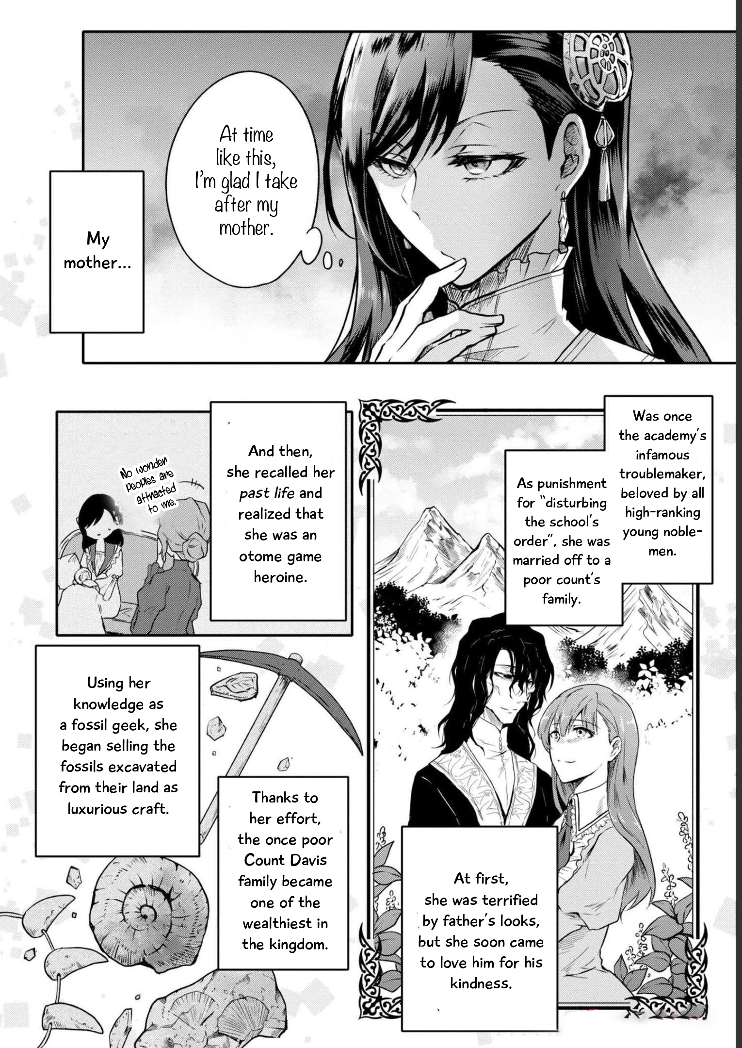 Halaman dari Though I May Be a Villainess, I'll Show You I Can Obtain Happiness! Chapter 2