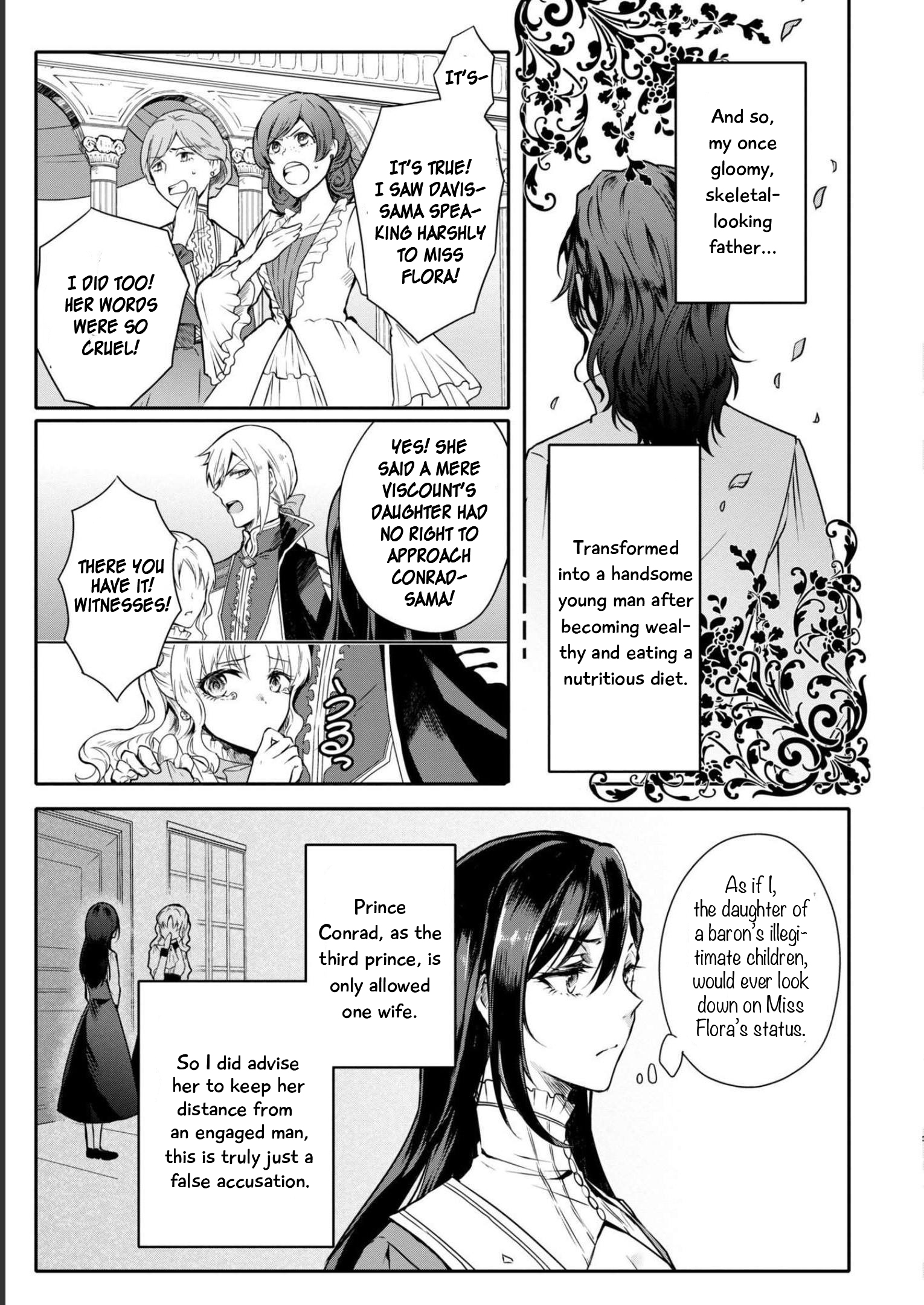 Halaman dari Though I May Be a Villainess, I'll Show You I Can Obtain Happiness! Chapter 2