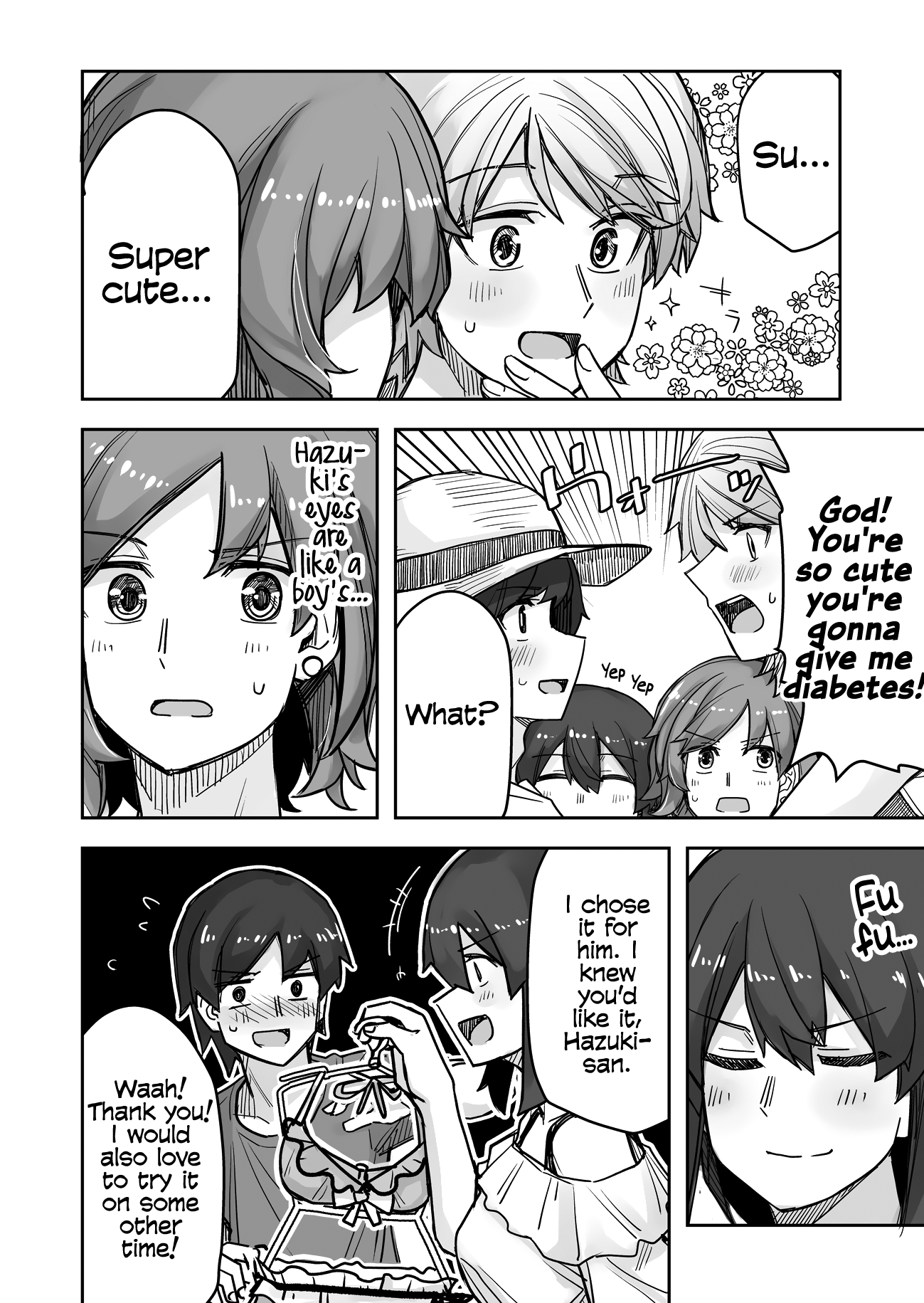 Halaman dari Ikemen Joshi to Josou Danshi Chapter 60