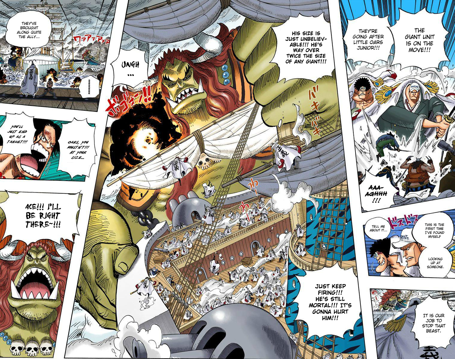 Halaman dari One Piece (Official Colored) Chapter 555