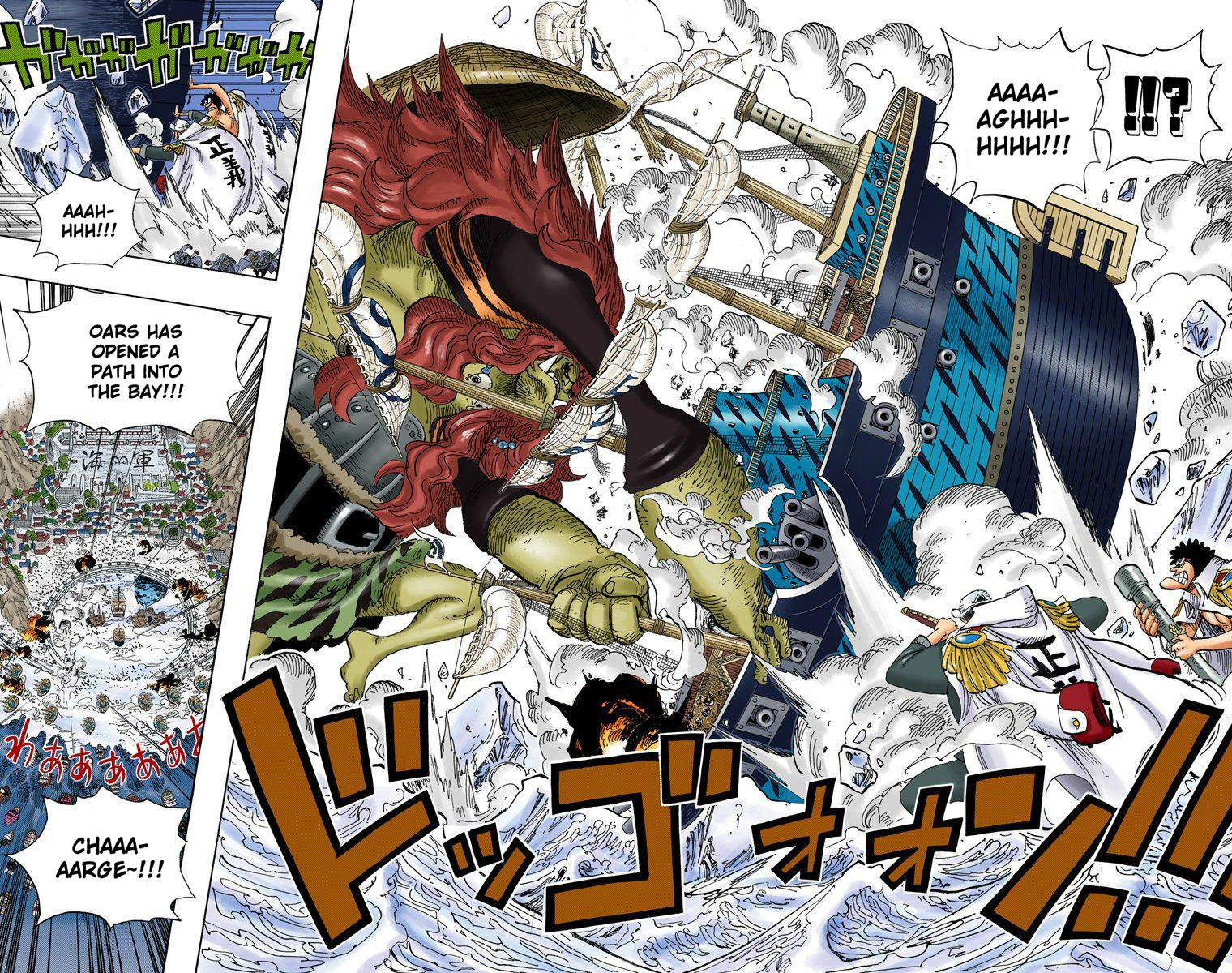 Halaman dari One Piece (Official Colored) Chapter 555