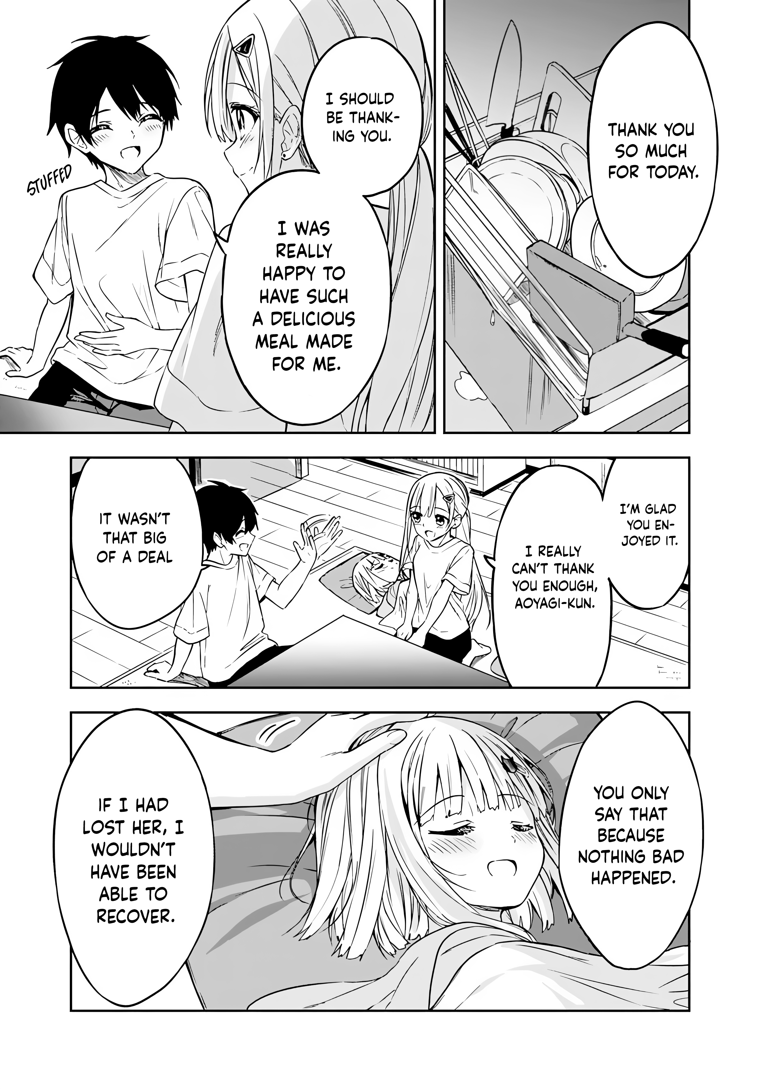 Halaman dari Maigo ni Natteita Youjo wo Tasuketara, Otonari ni Sumu Bishoujo Ryuugakusei ga Ie ni Asobi ni Kuru You ni Natta Ken ni Tsuite Chapter 4