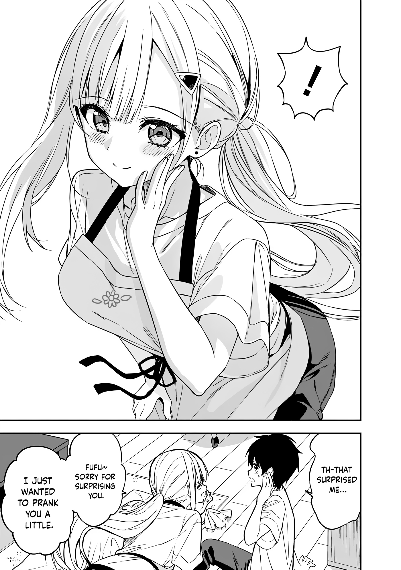 Halaman dari Maigo ni Natteita Youjo wo Tasuketara, Otonari ni Sumu Bishoujo Ryuugakusei ga Ie ni Asobi ni Kuru You ni Natta Ken ni Tsuite Chapter 4