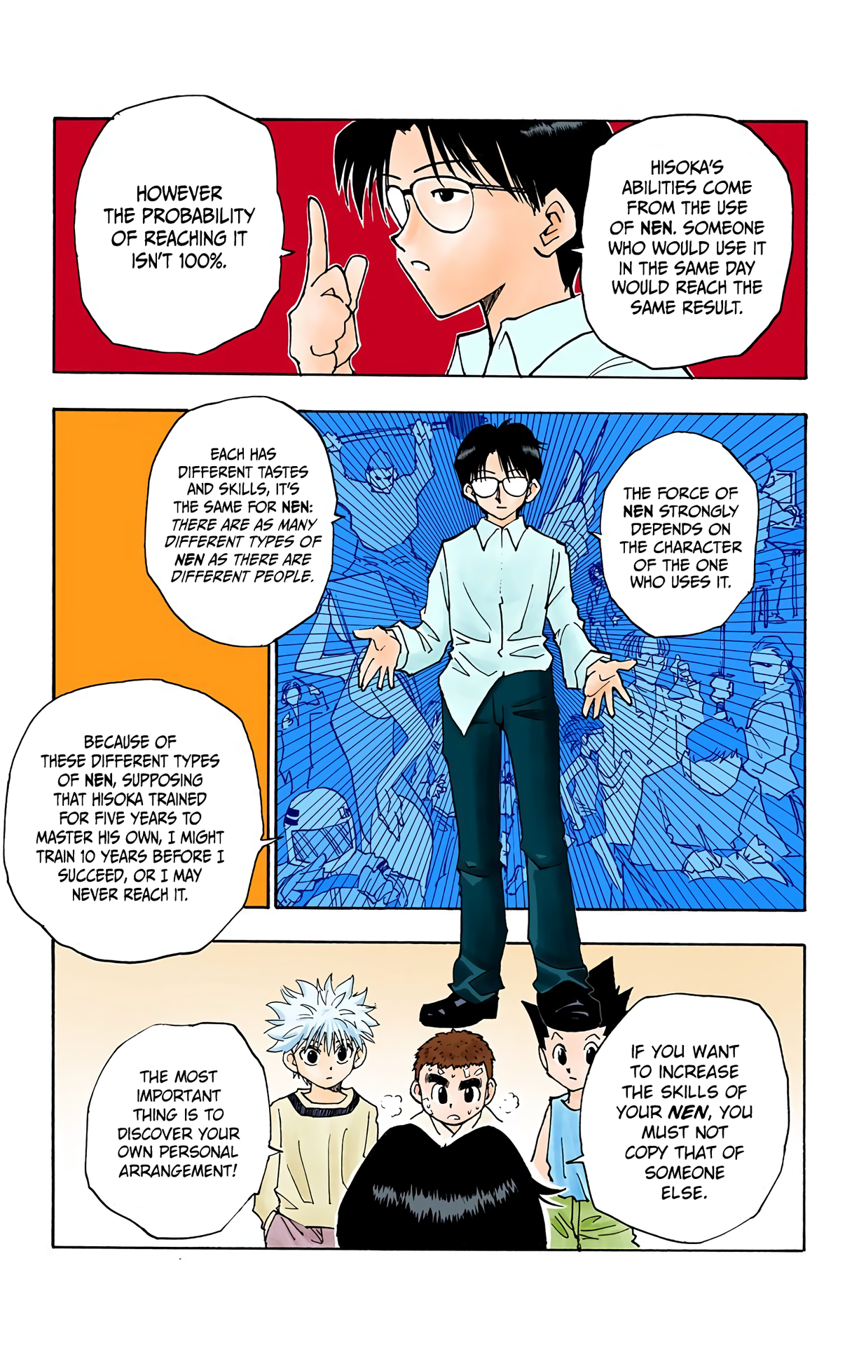 Halaman dari HUNTER x HUNTER (Official Colored) Chapter 56