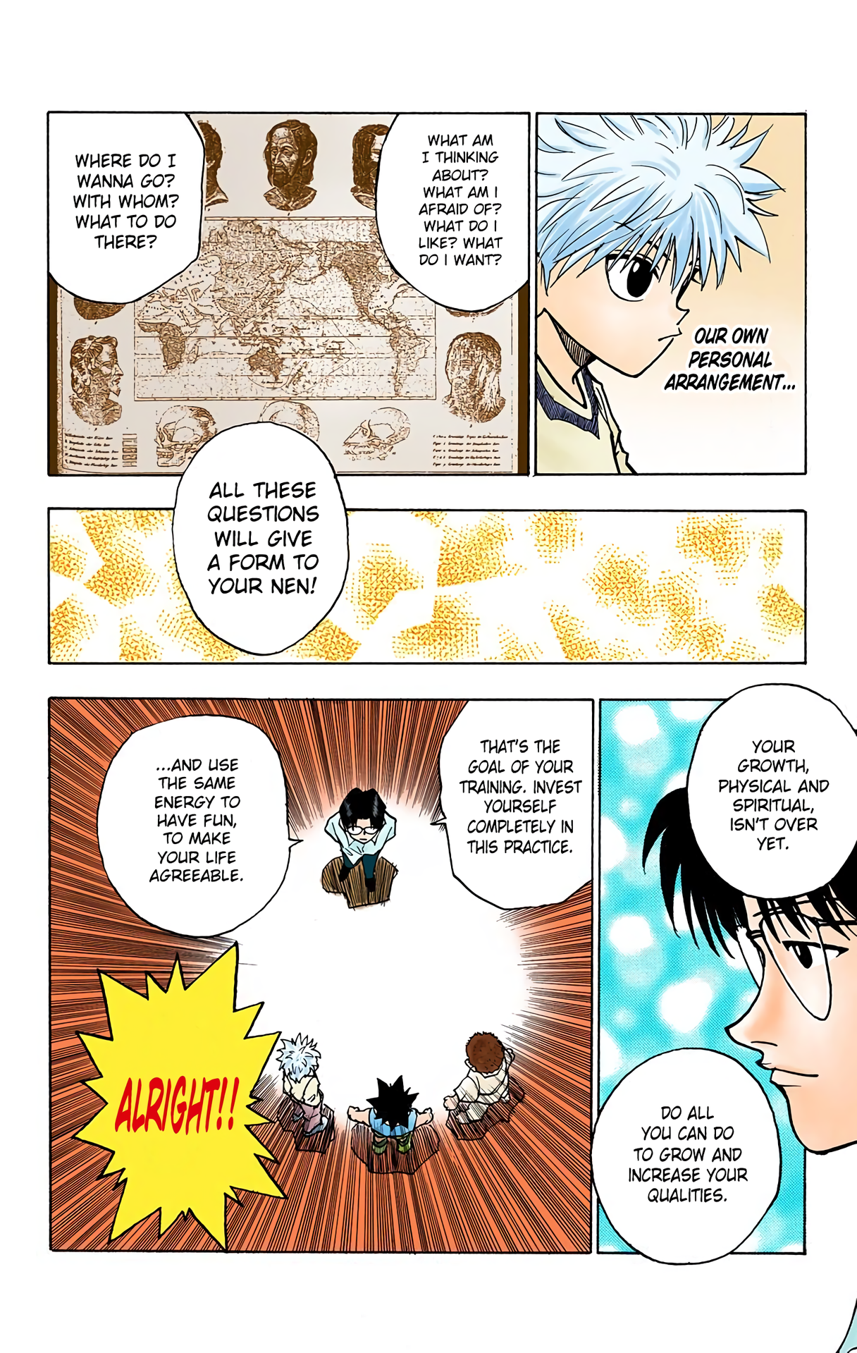 Halaman dari HUNTER x HUNTER (Official Colored) Chapter 56