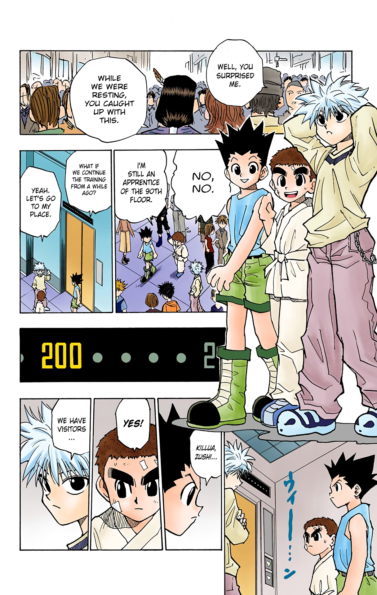Halaman dari HUNTER x HUNTER (Official Colored) Chapter 56