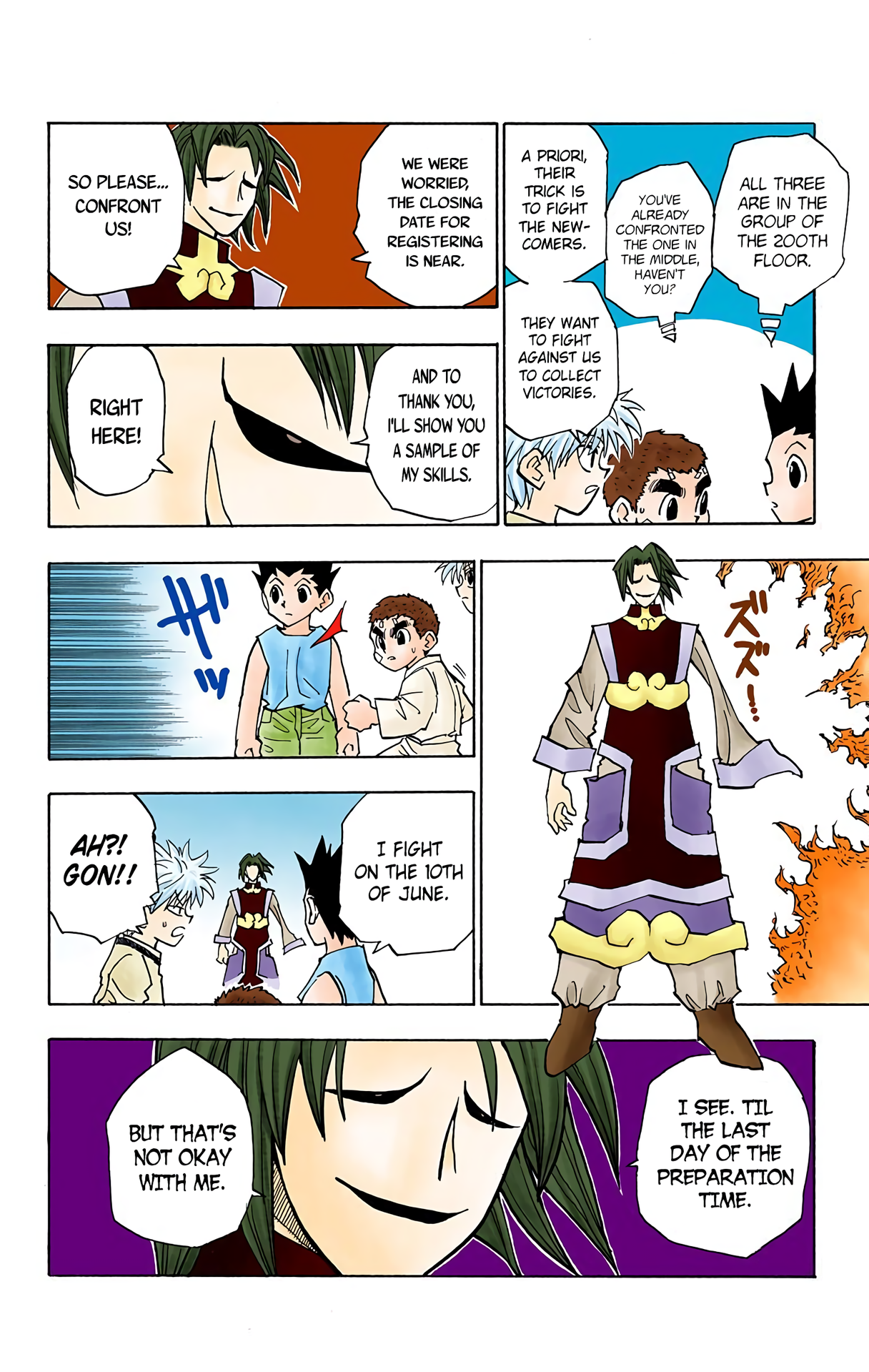 Halaman dari HUNTER x HUNTER (Official Colored) Chapter 56