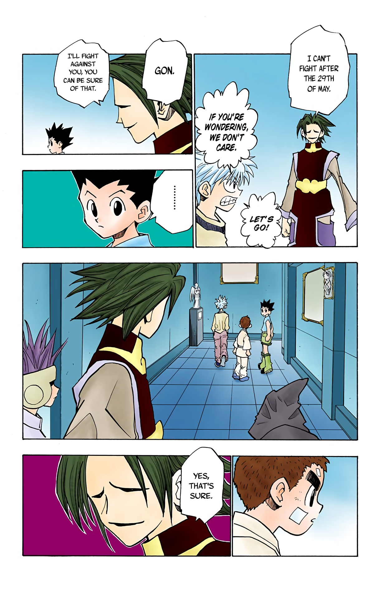 Halaman dari HUNTER x HUNTER (Official Colored) Chapter 56