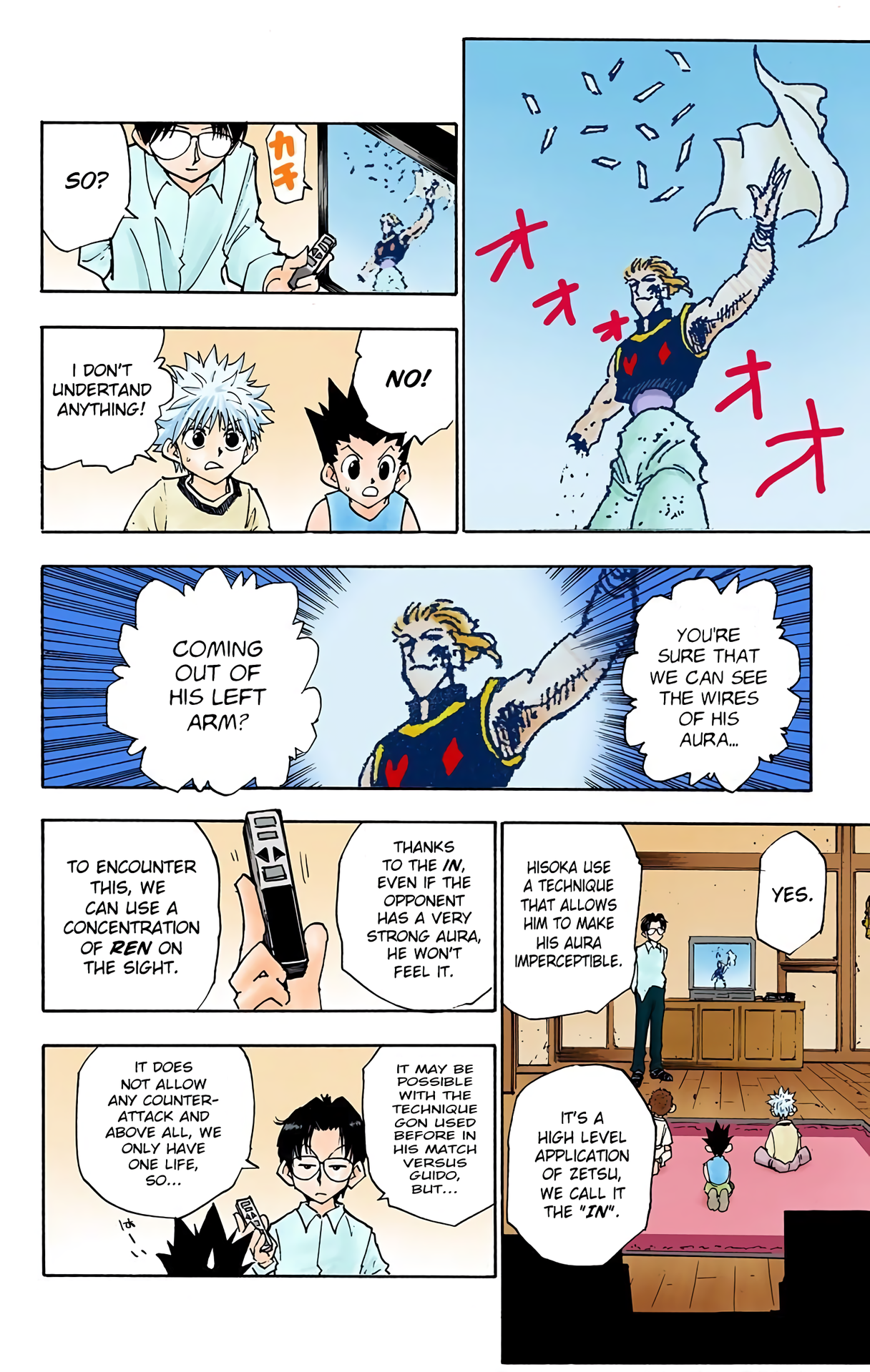 Halaman dari HUNTER x HUNTER (Official Colored) Chapter 56