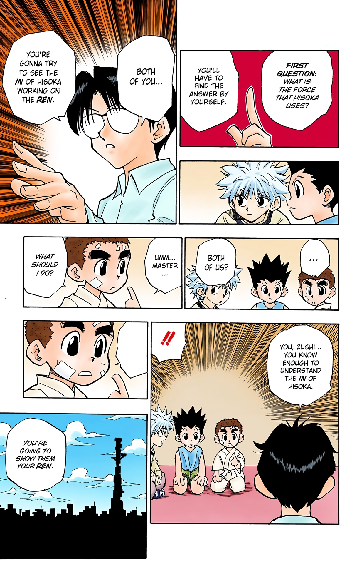 Halaman dari HUNTER x HUNTER (Official Colored) Chapter 56