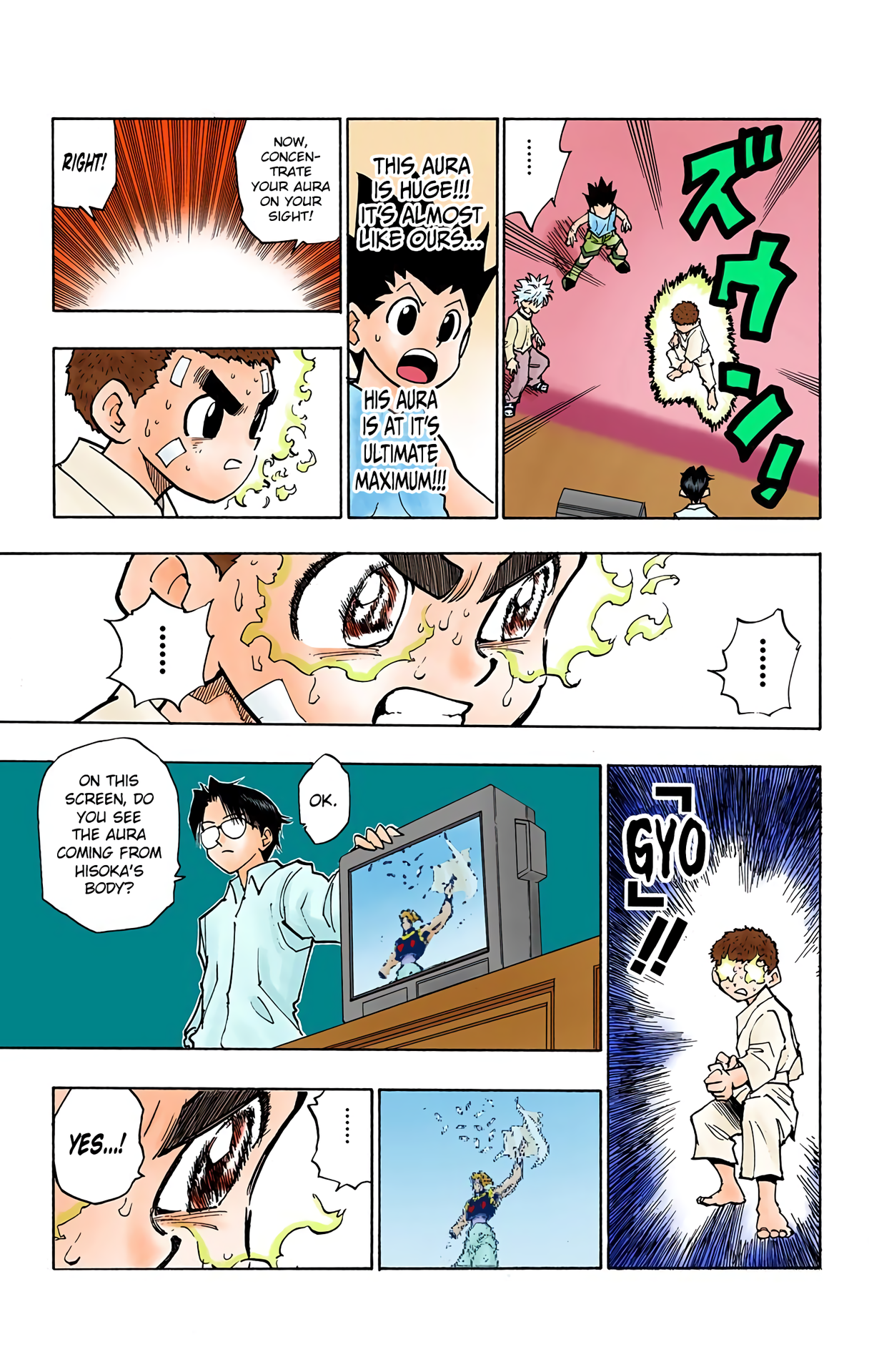 Halaman dari HUNTER x HUNTER (Official Colored) Chapter 56