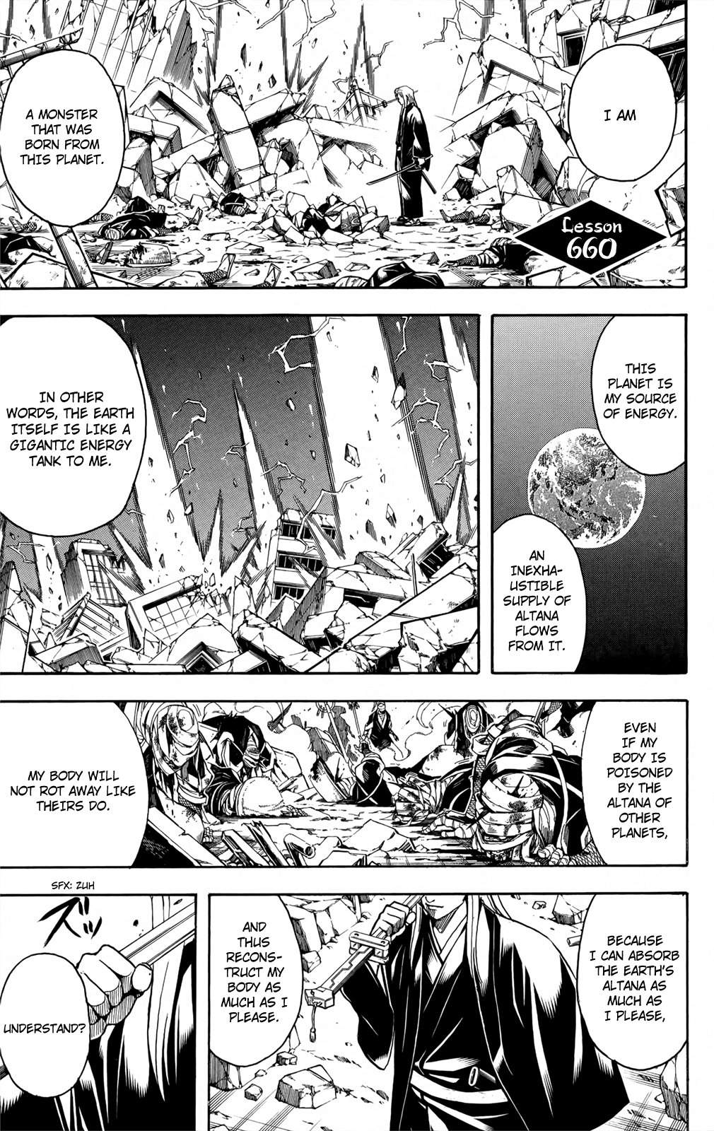 Halaman dari Gintama Chapter 660