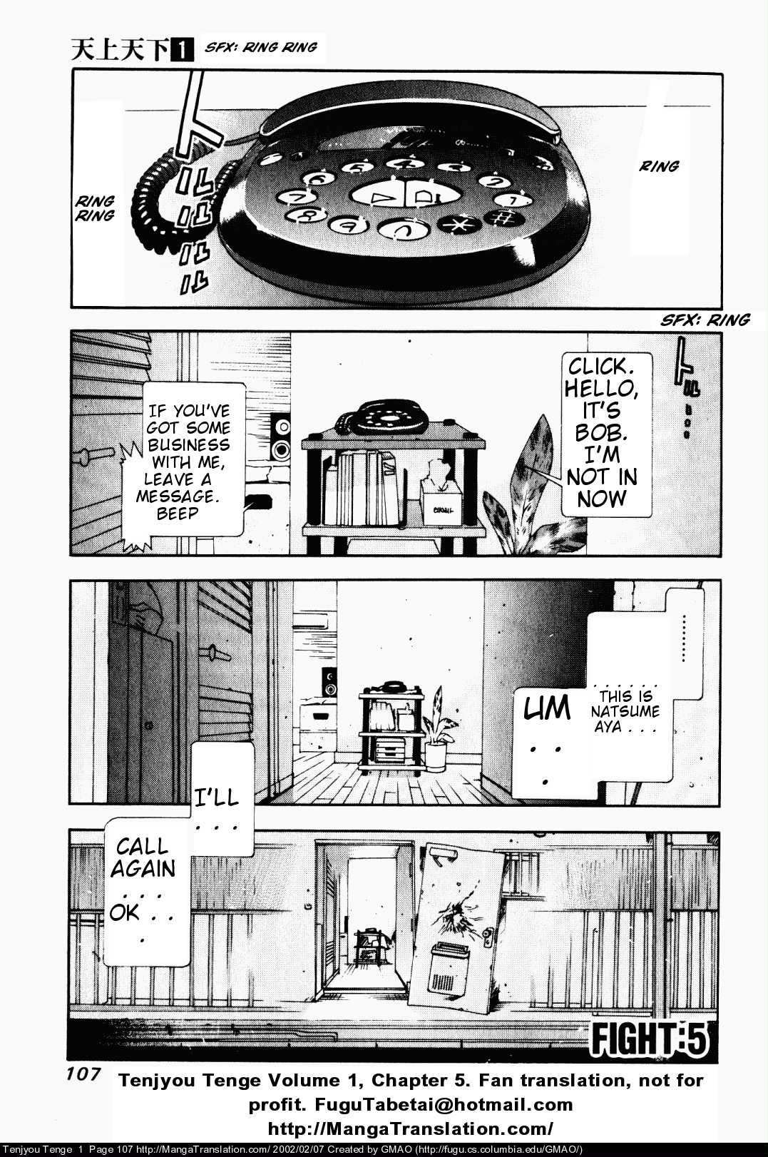 Halaman dari Tenjou Tenge Chapter 5