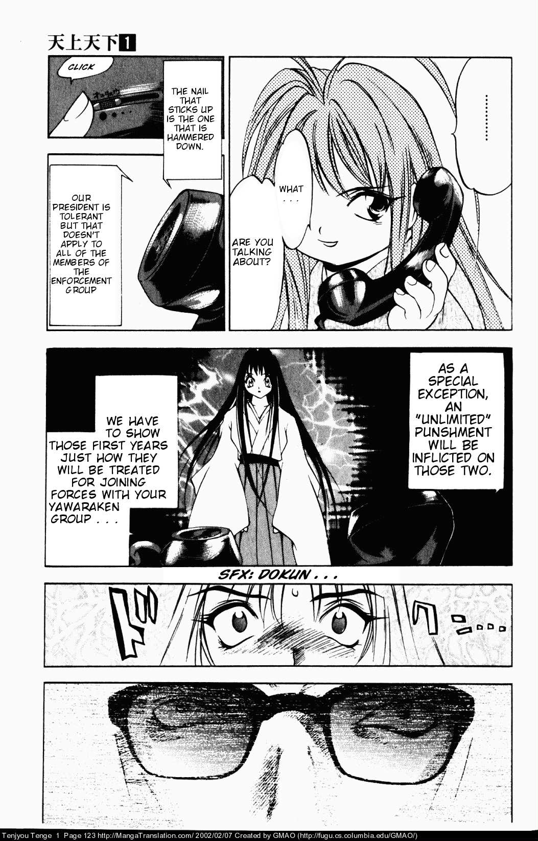 Halaman dari Tenjou Tenge Chapter 5