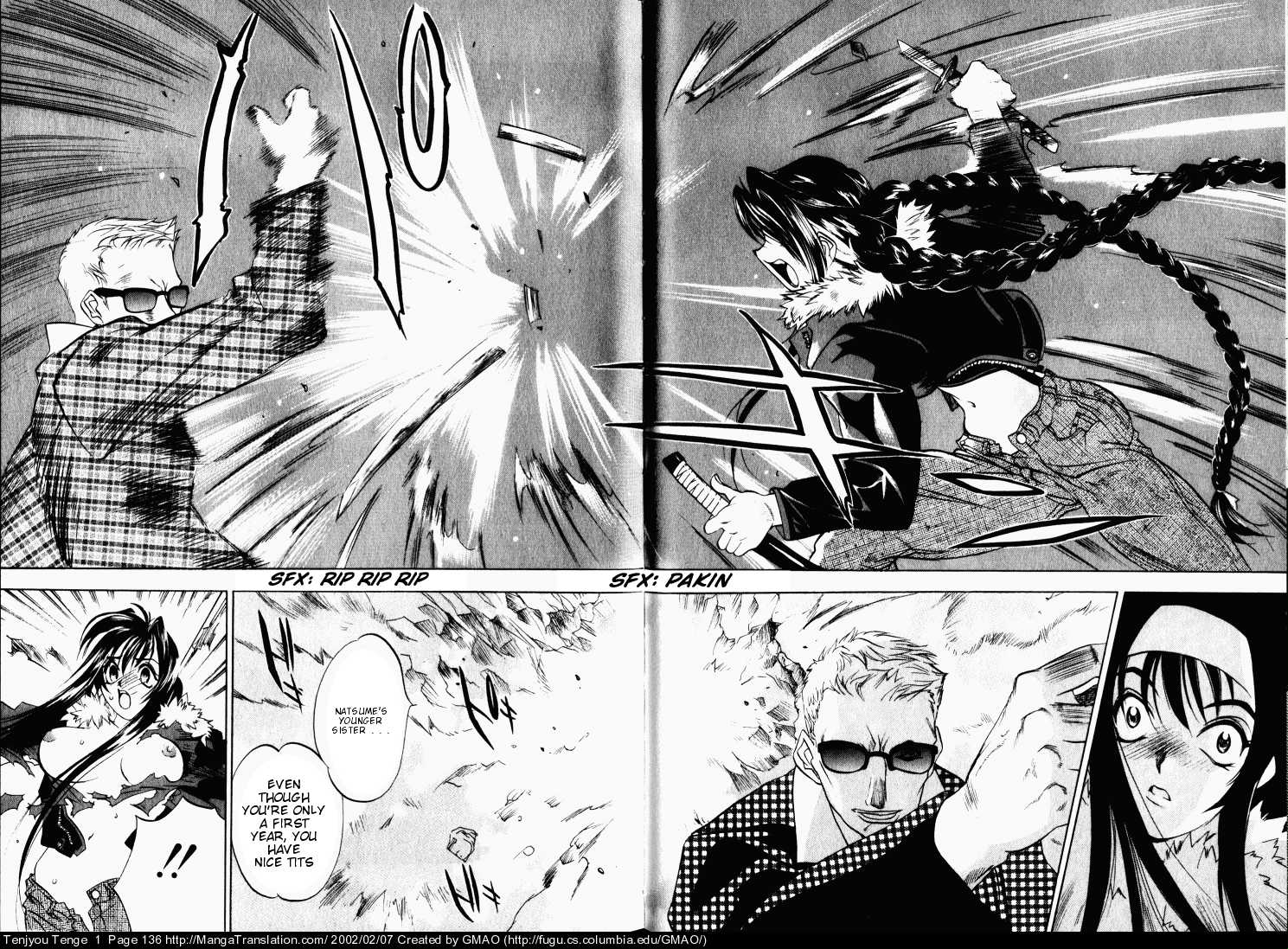 Halaman dari Tenjou Tenge Chapter 5