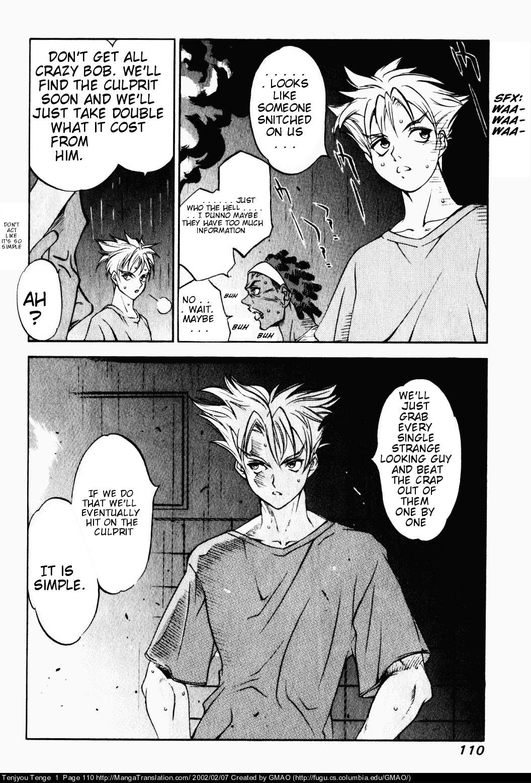 Halaman dari Tenjou Tenge Chapter 5