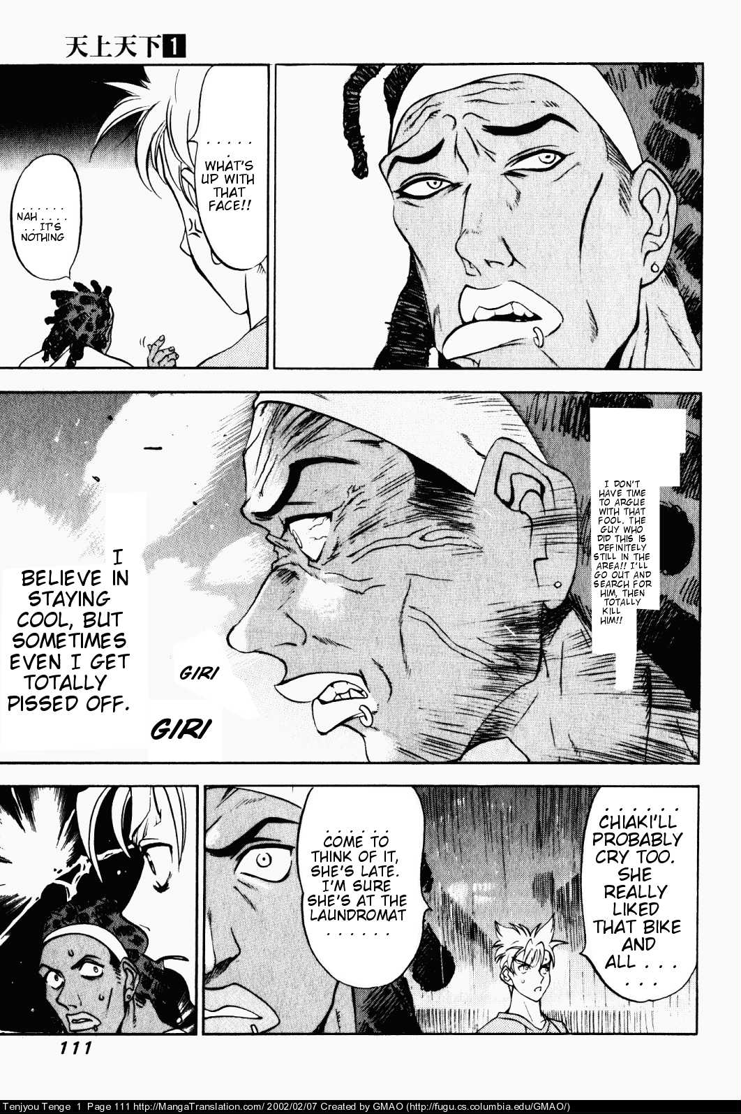 Halaman dari Tenjou Tenge Chapter 5