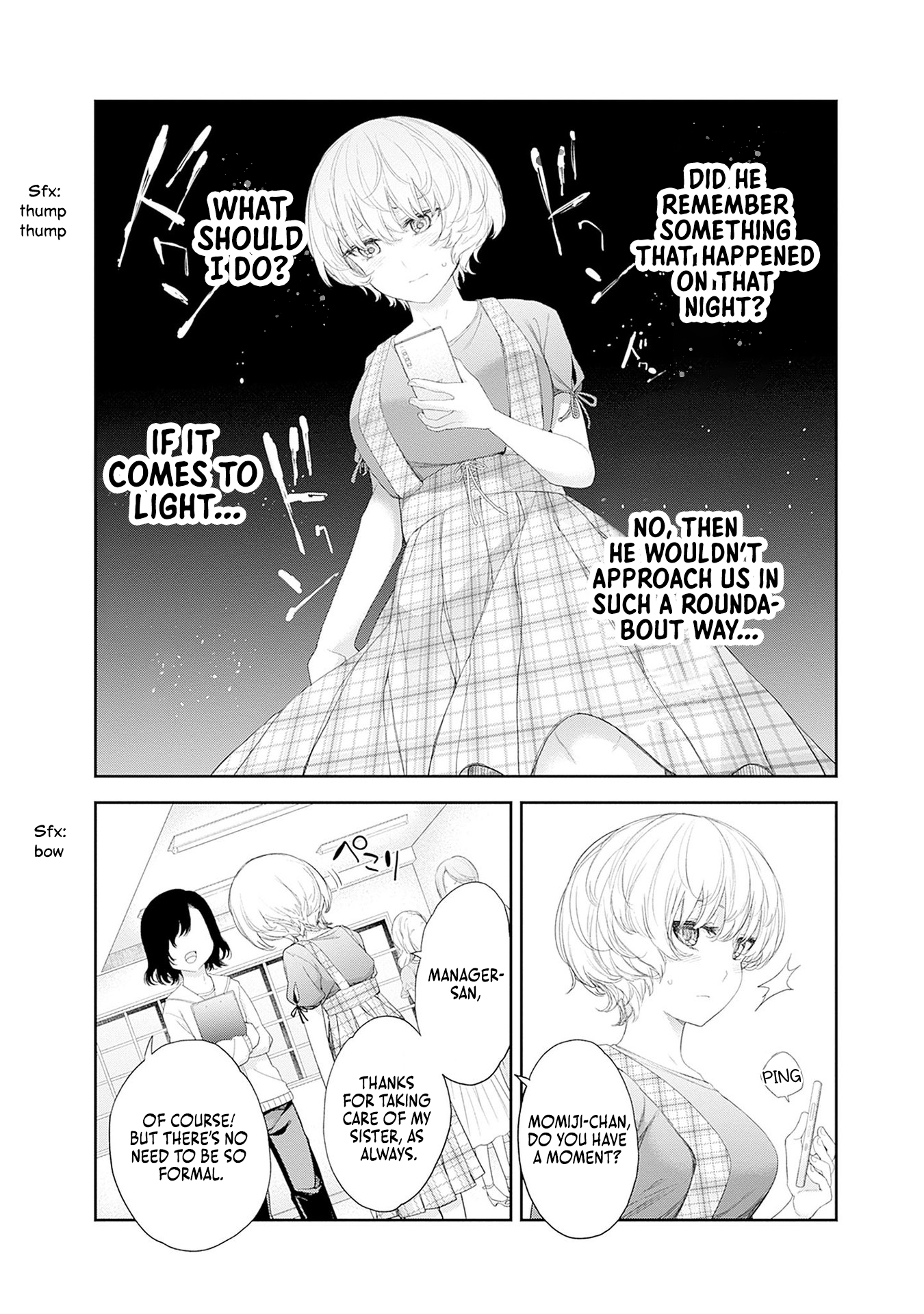 Halaman dari Shikisaki Shimai wa Abakaretai Chapter 37