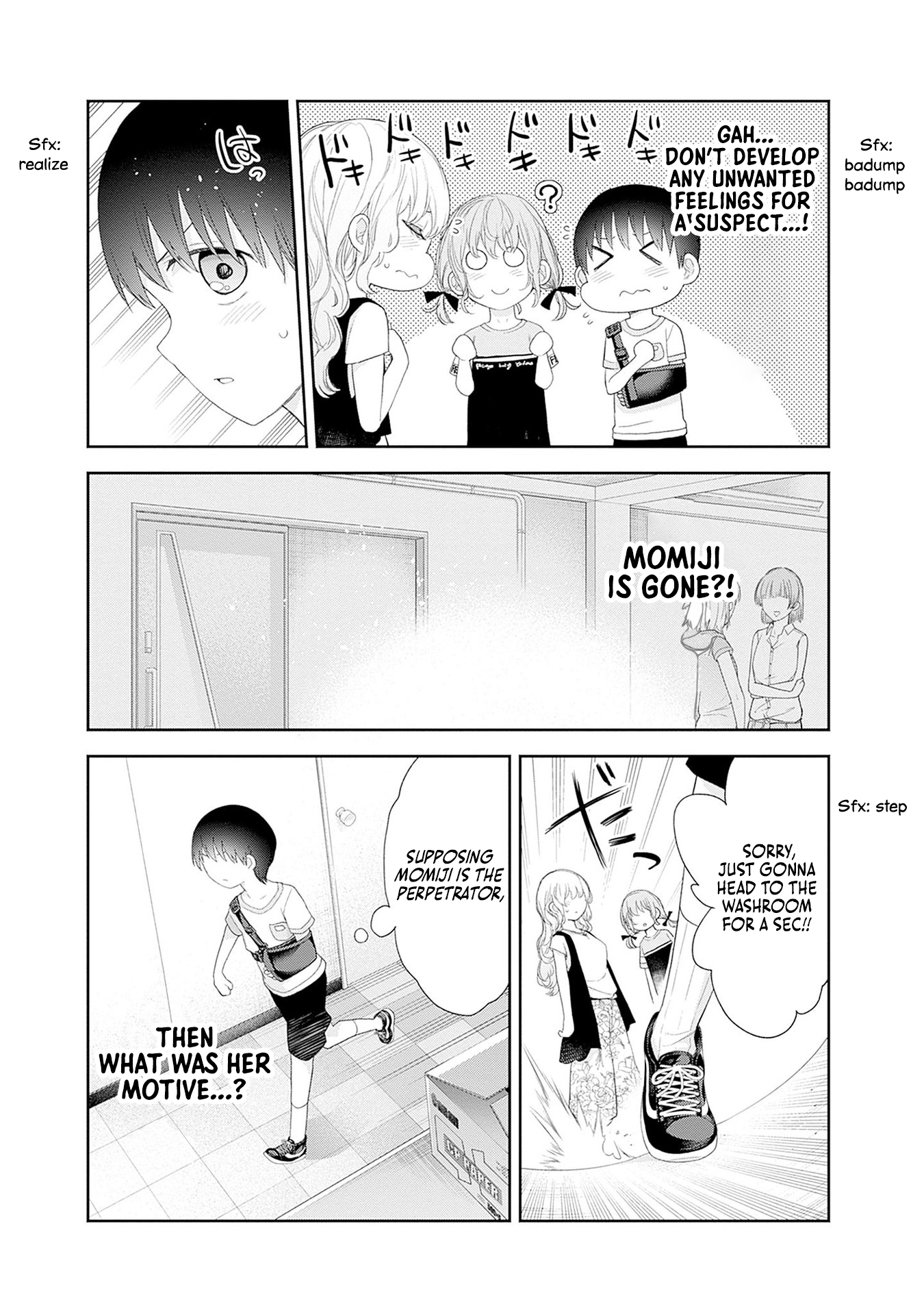 Halaman dari Shikisaki Shimai wa Abakaretai Chapter 37