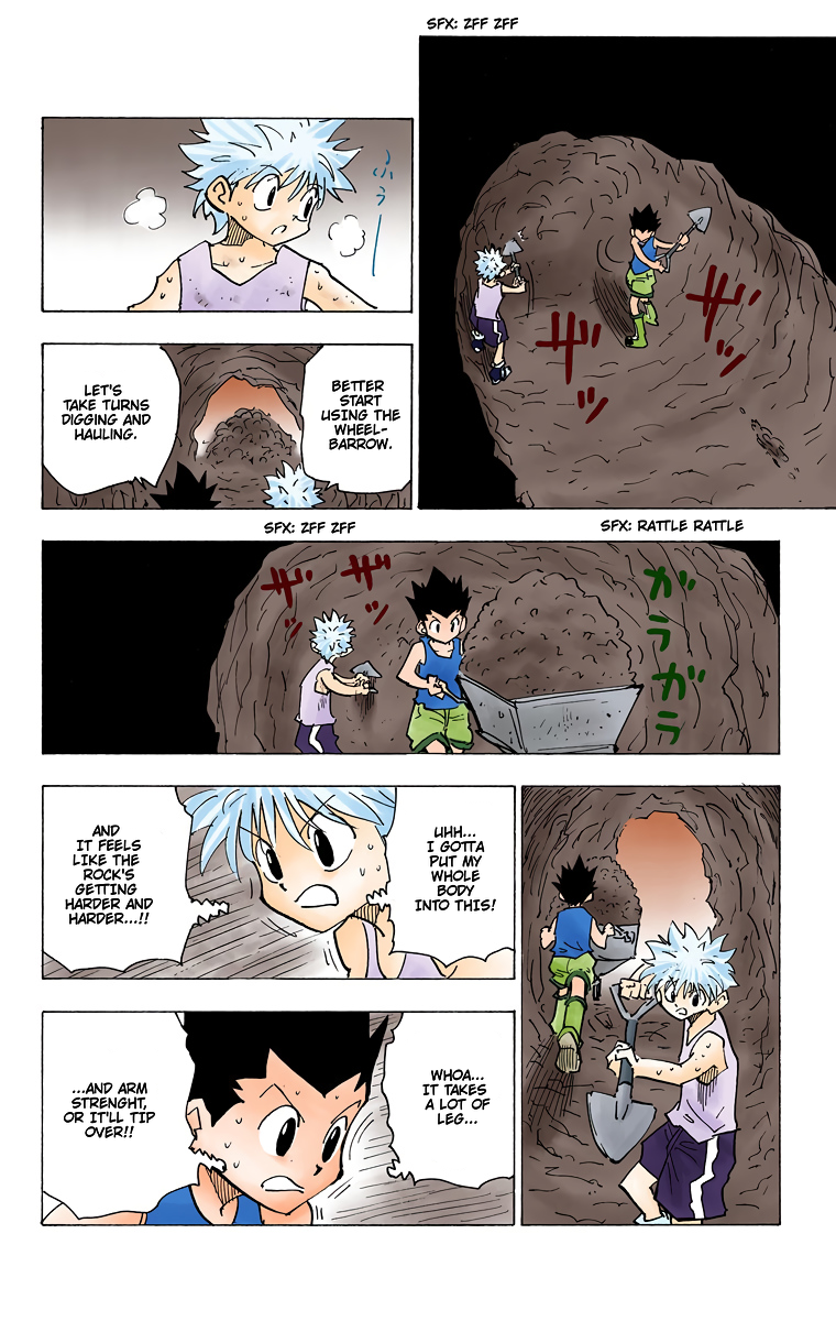 Halaman dari HUNTER x HUNTER (Official Colored) Chapter 140