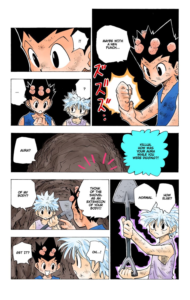 Halaman dari HUNTER x HUNTER (Official Colored) Chapter 140