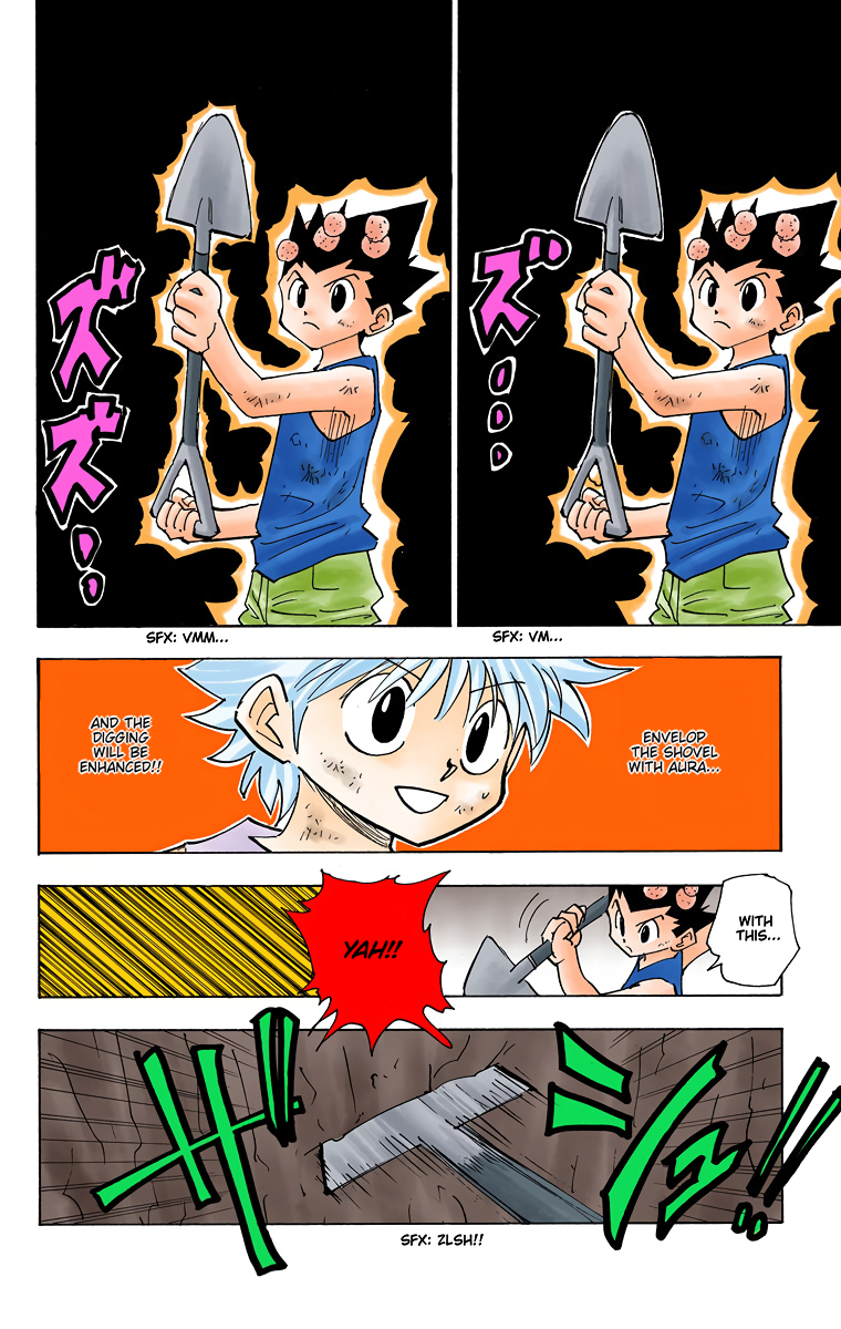 Halaman dari HUNTER x HUNTER (Official Colored) Chapter 140