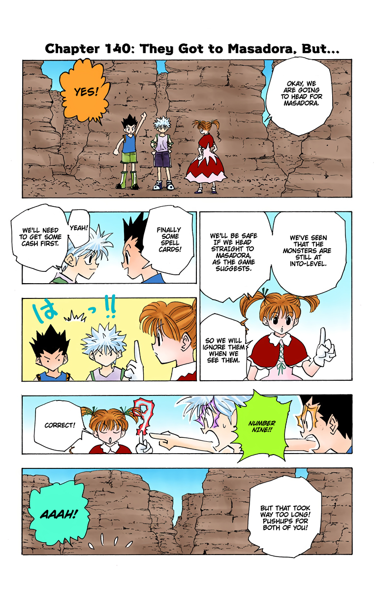 Halaman dari HUNTER x HUNTER (Official Colored) Chapter 140
