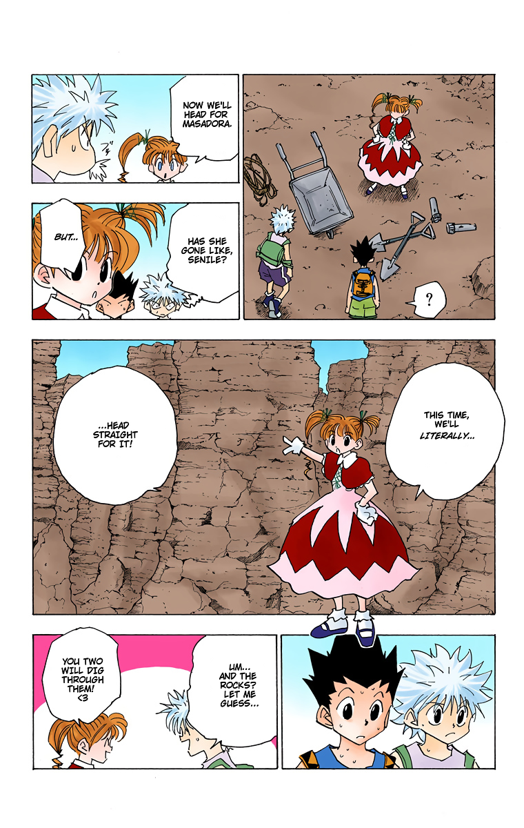 Halaman dari HUNTER x HUNTER (Official Colored) Chapter 140