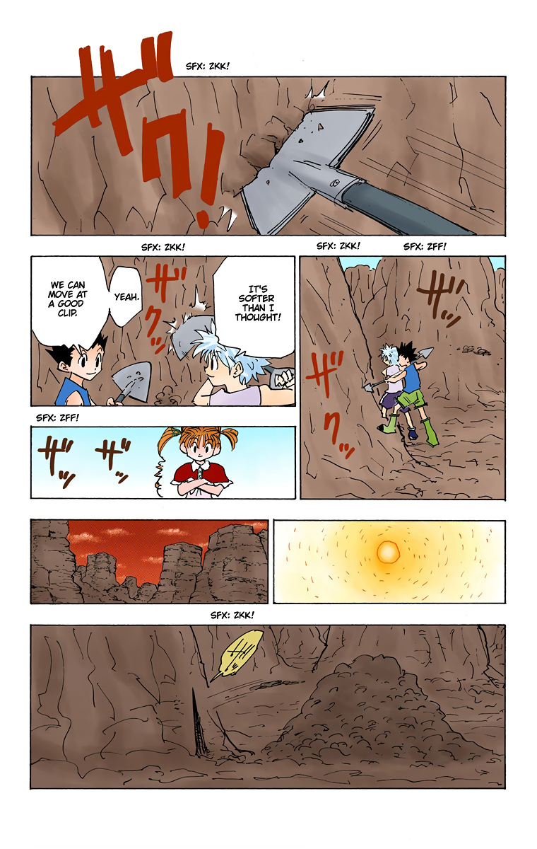Halaman dari HUNTER x HUNTER (Official Colored) Chapter 140