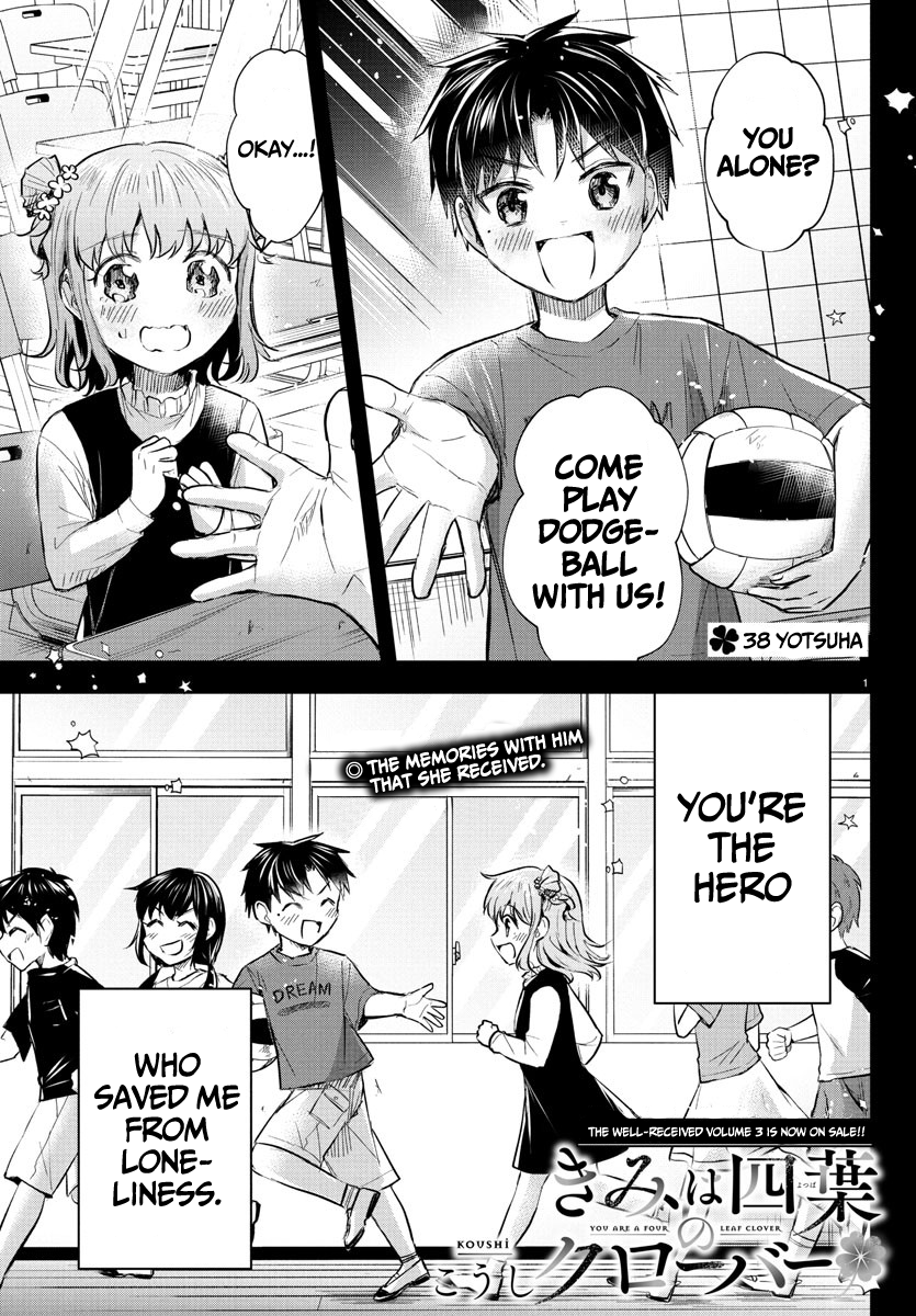 Halaman dari Kimi wa Yotsuba no Clover Chapter 38