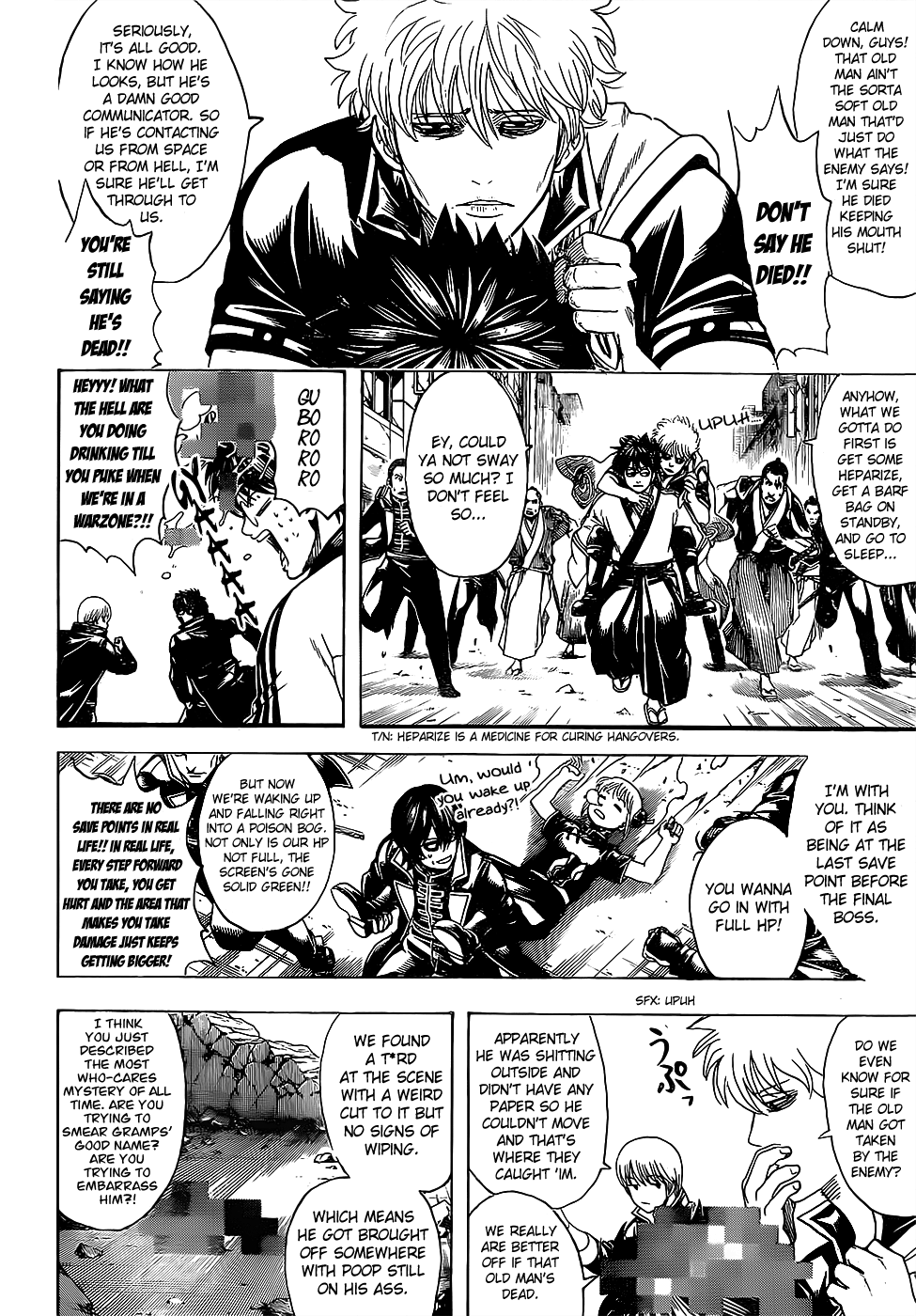 Halaman dari Gintama Chapter 629