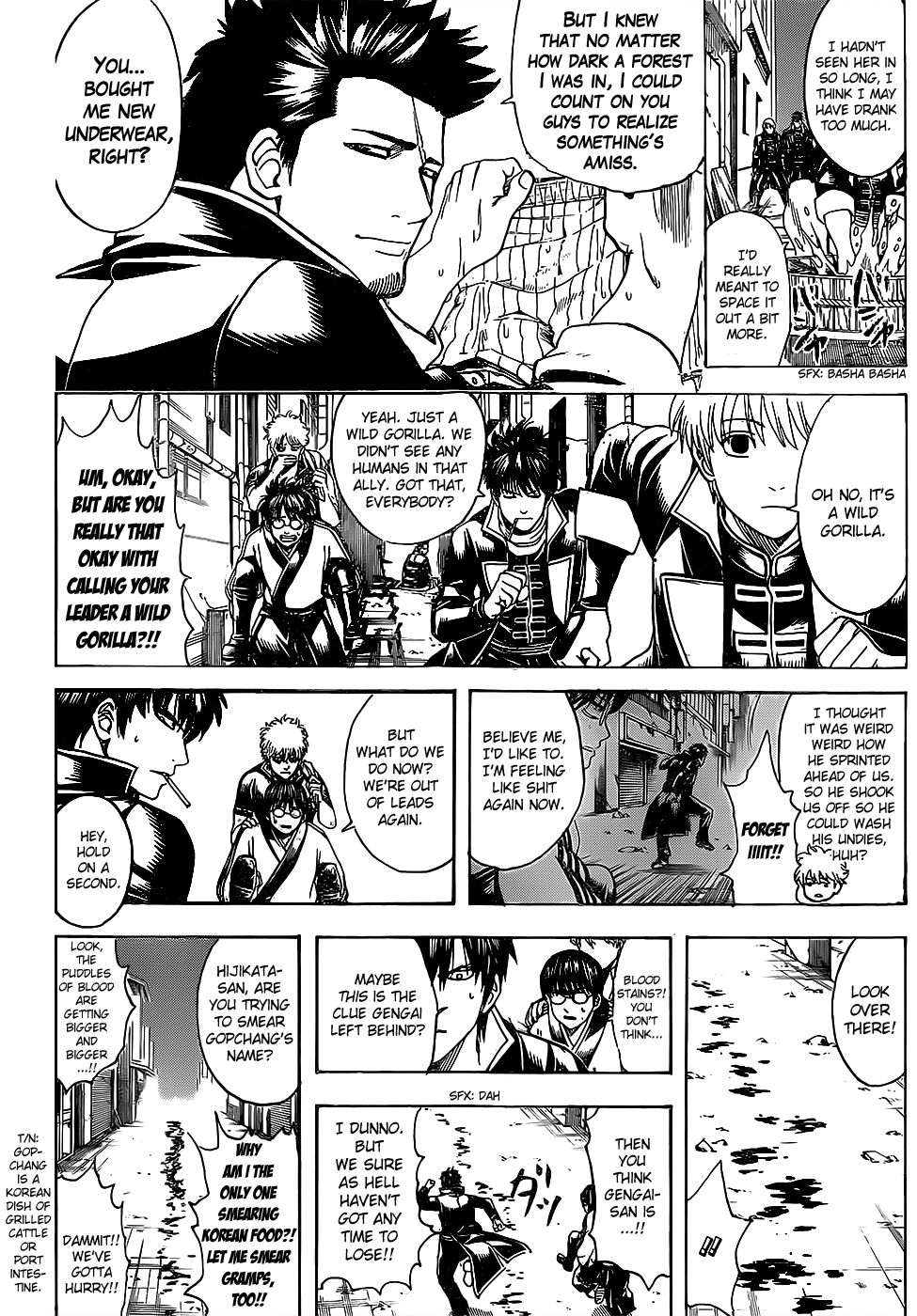 Halaman dari Gintama Chapter 629