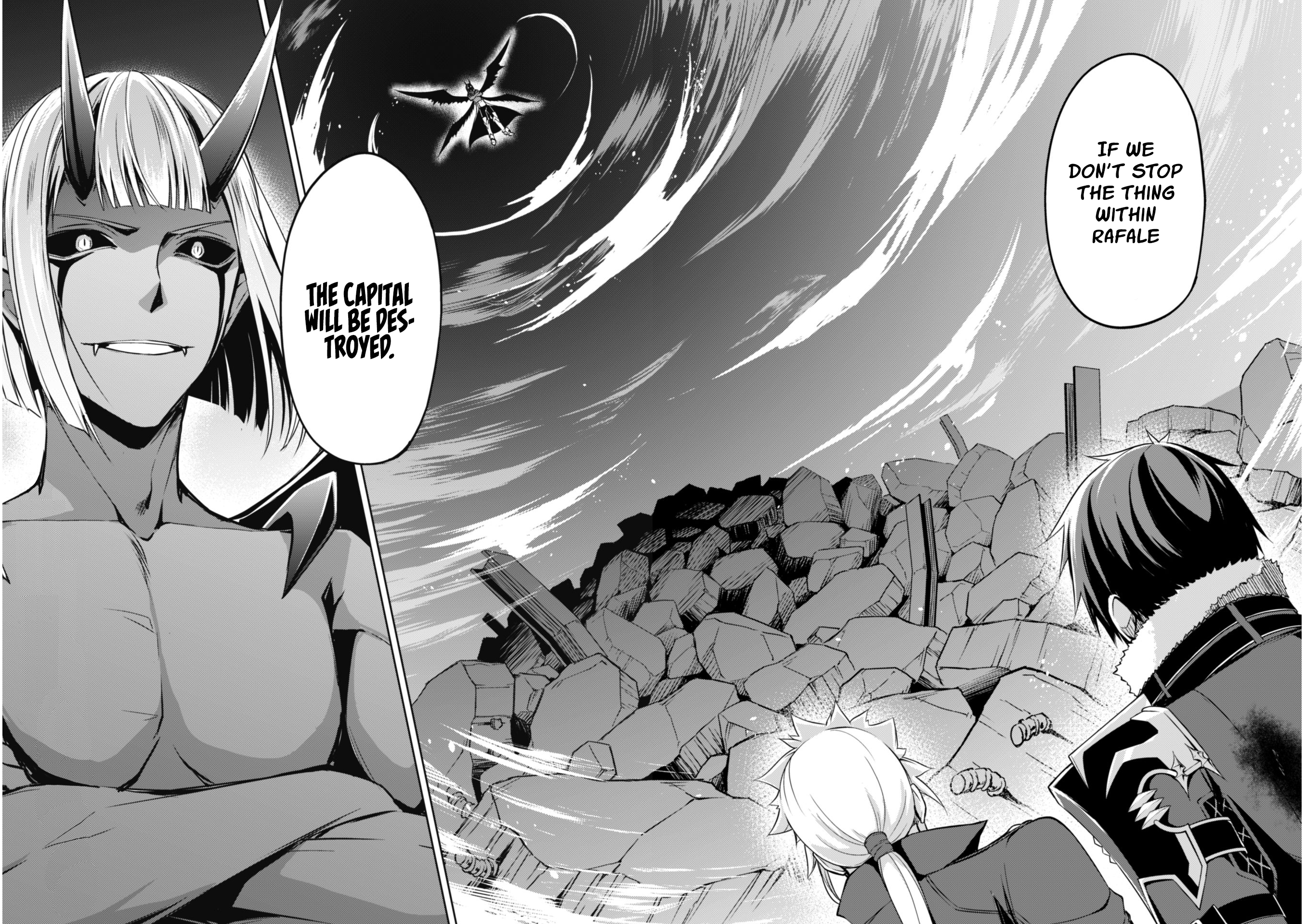 Halaman dari Boushoku no Berserk ~Ore dake Level to Iu Gainen wo Toppa suru~ Chapter 35