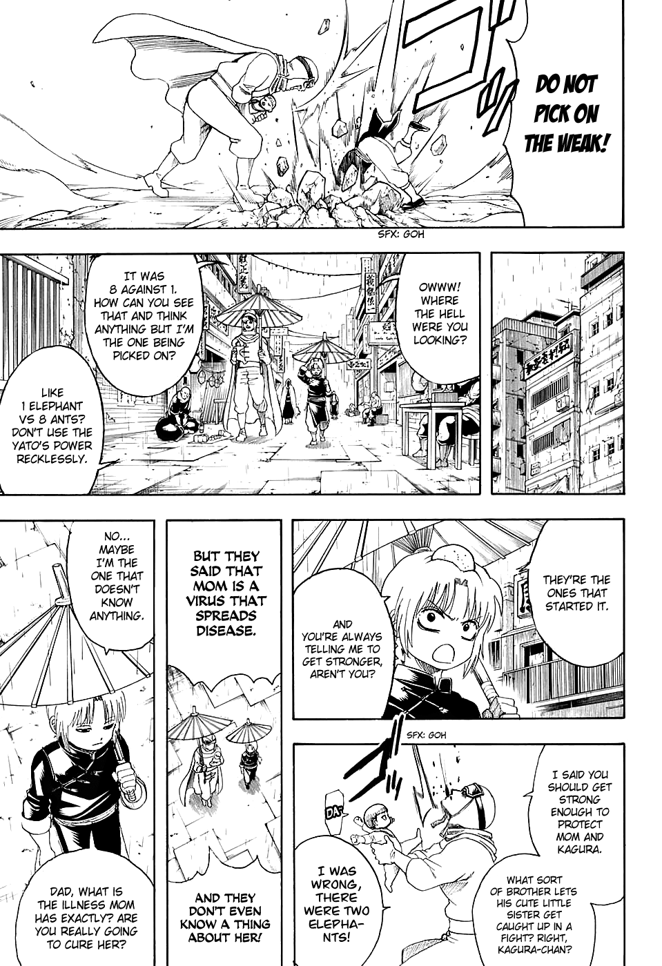 Halaman dari Gintama Chapter 580