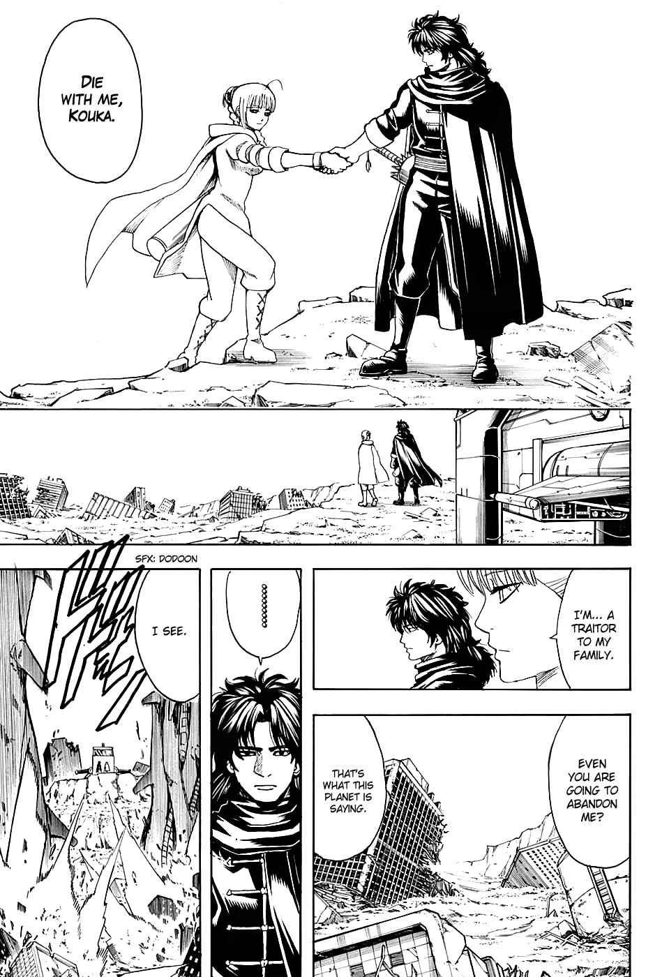 Halaman dari Gintama Chapter 580
