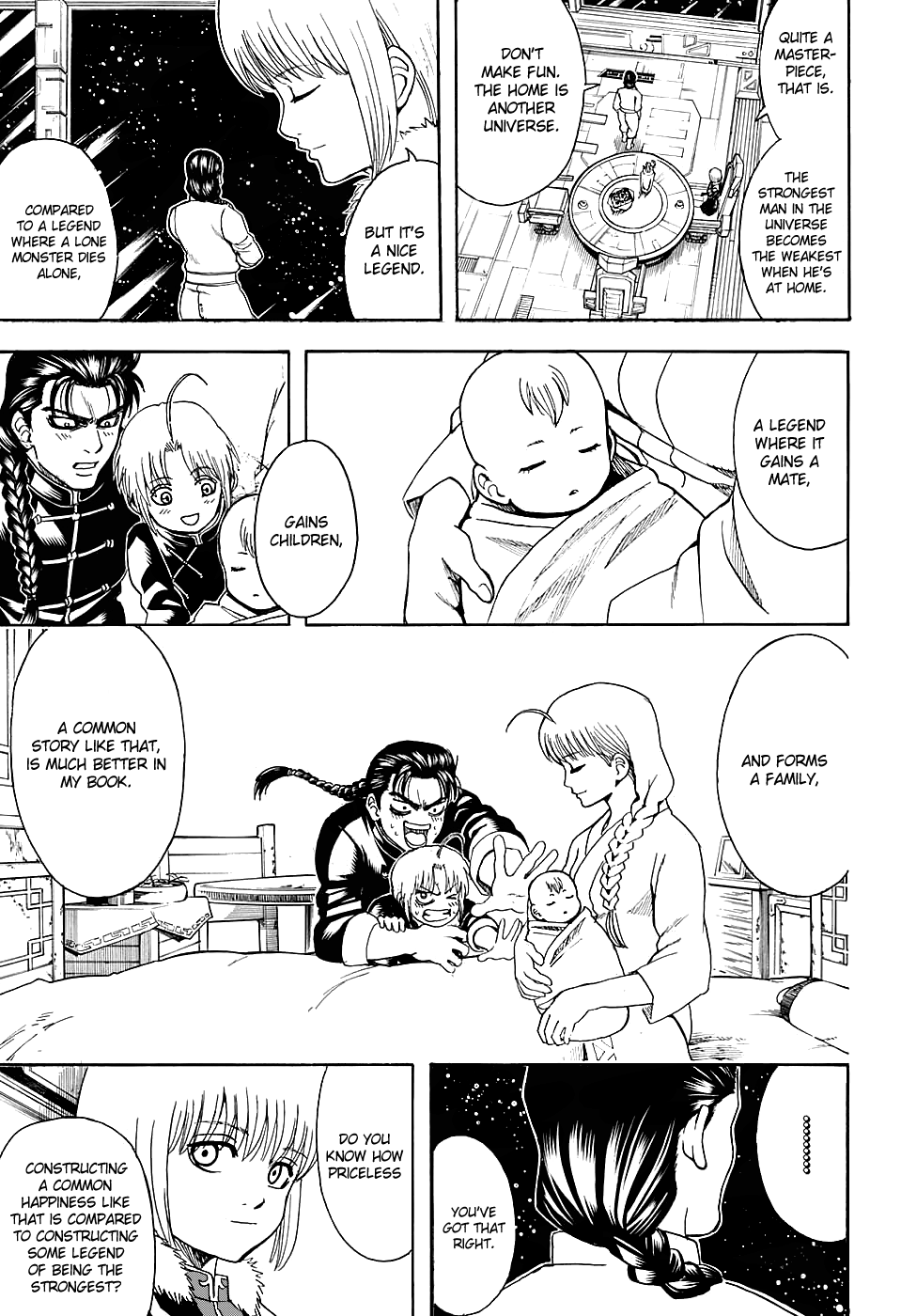 Halaman dari Gintama Chapter 580