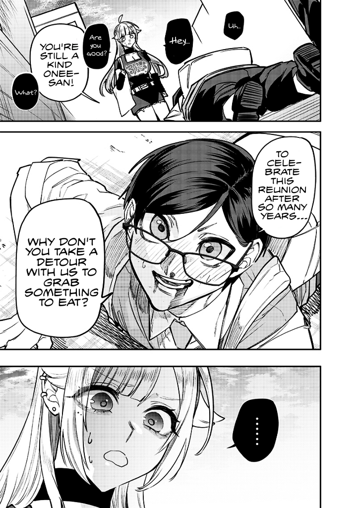 Halaman dari Namaiki na Gal Ane wo Wakaraseru Hanashi Chapter 10