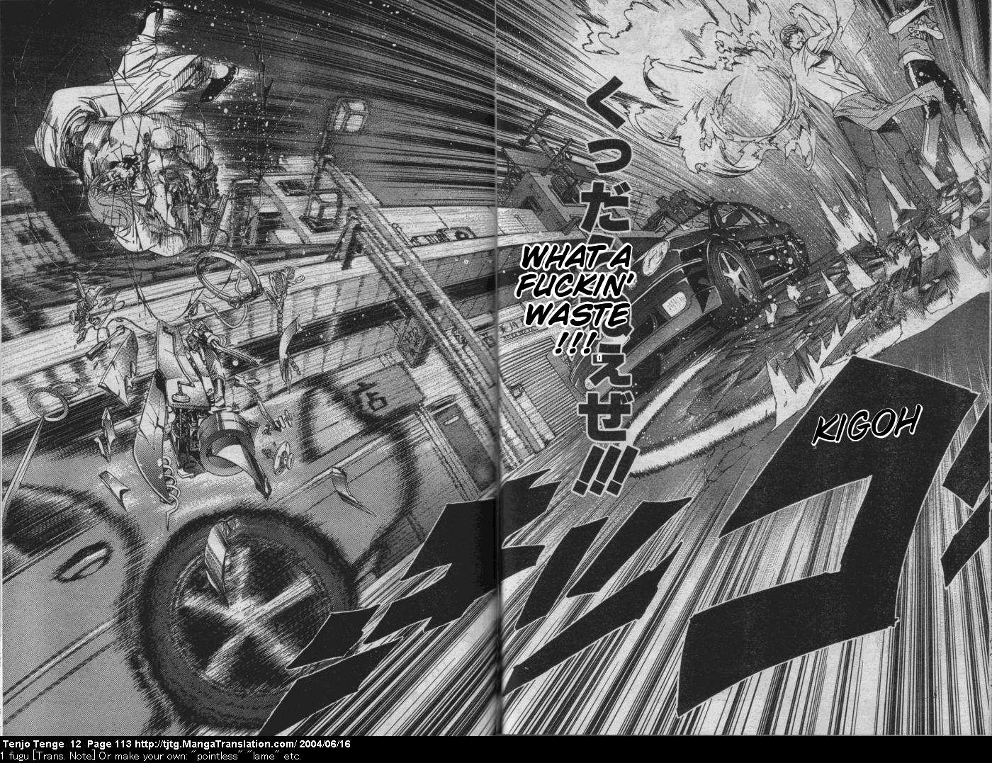 Halaman dari Tenjou Tenge Chapter 73