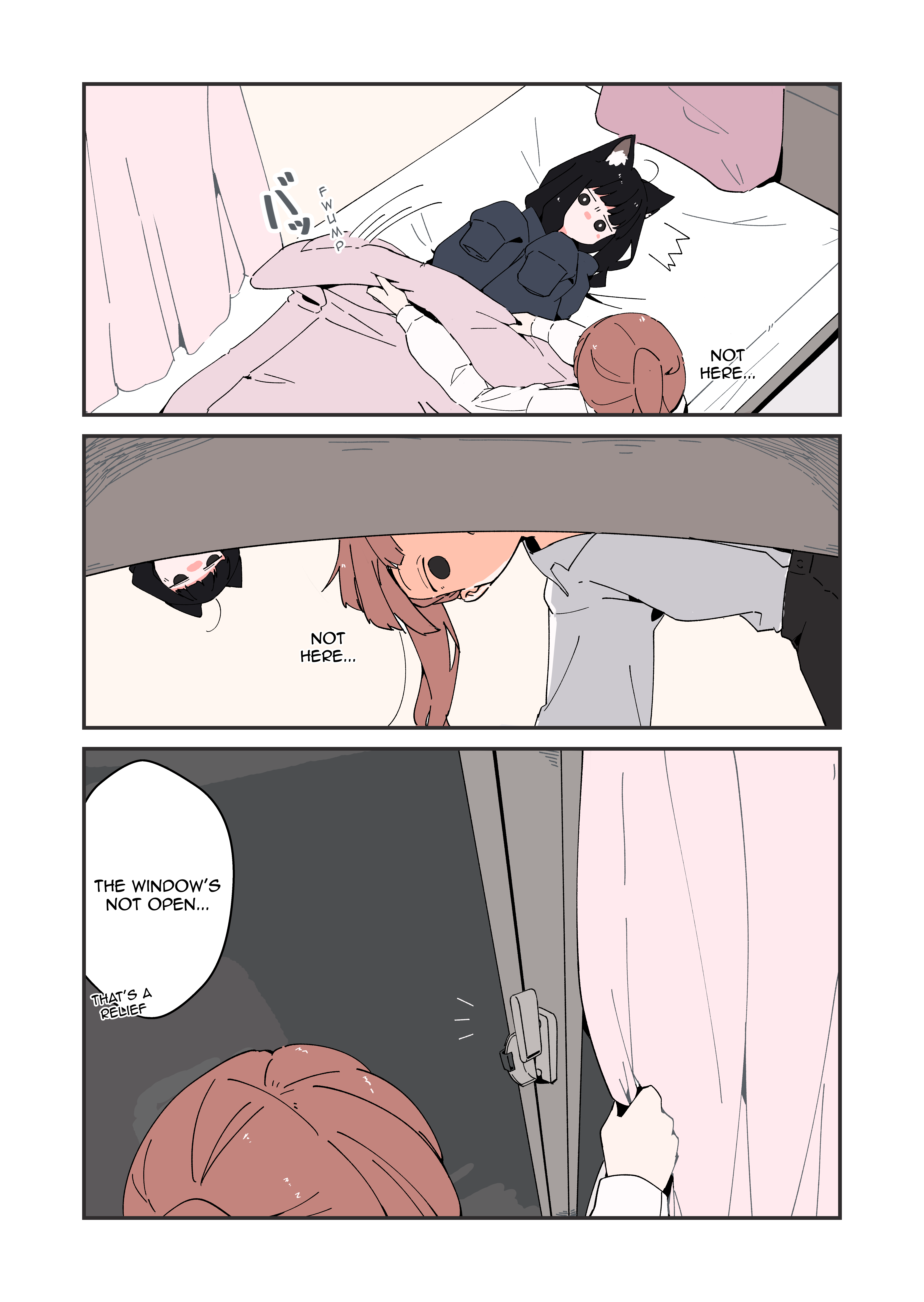 Halaman dari Uchi no Kuroneko, Onna no Ko Chapter 3