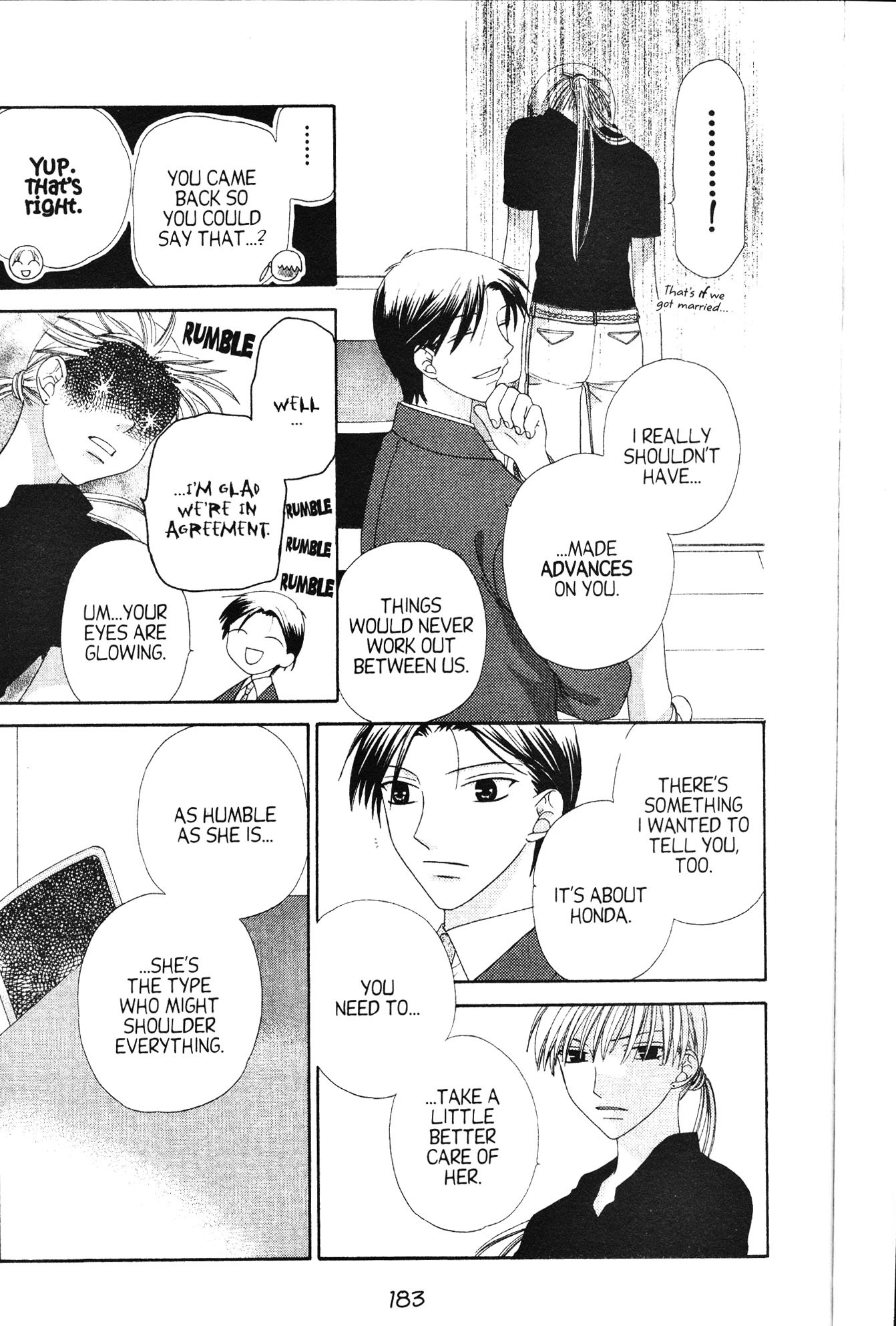 Halaman dari Fruits Basket Chapter 71