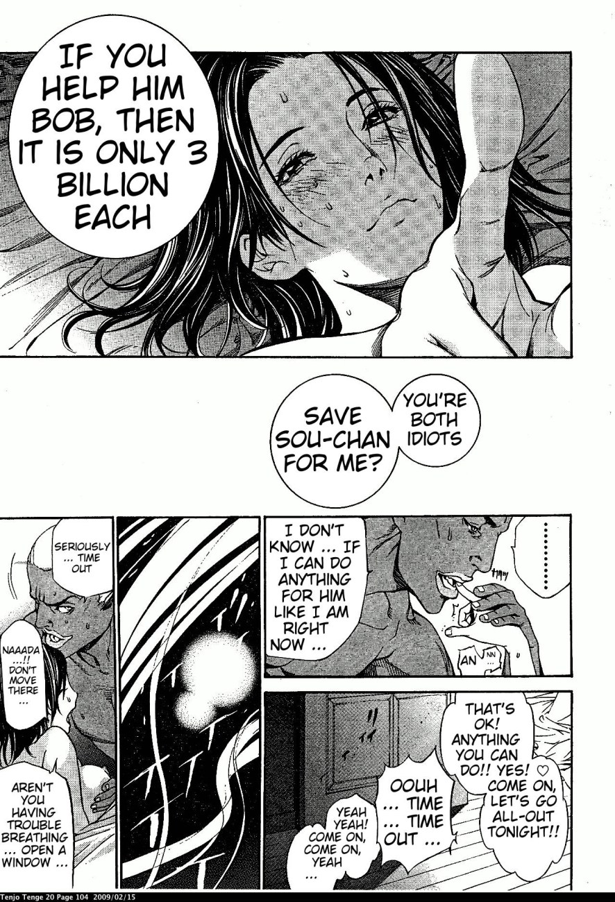 Halaman dari Tenjou Tenge Chapter 121