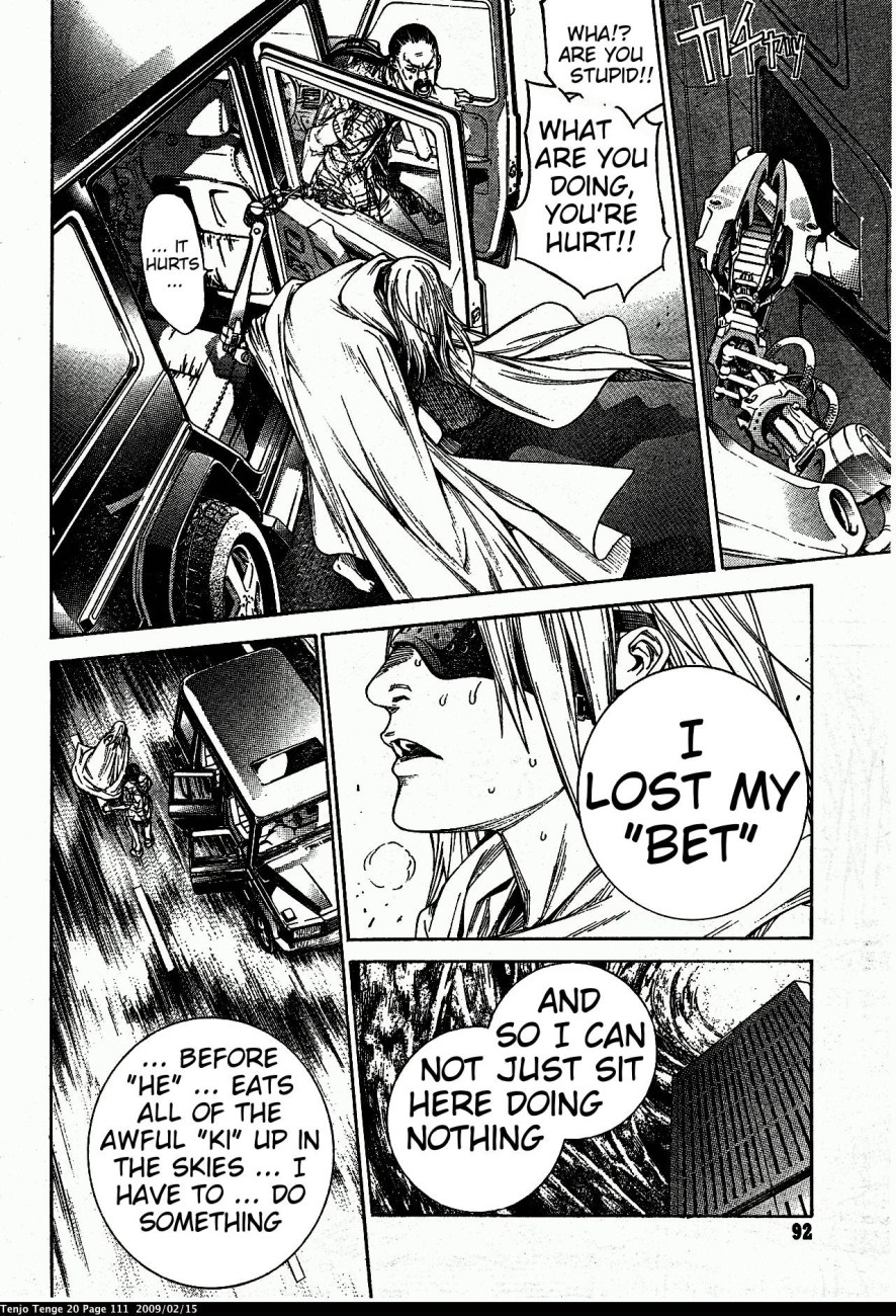 Halaman dari Tenjou Tenge Chapter 121