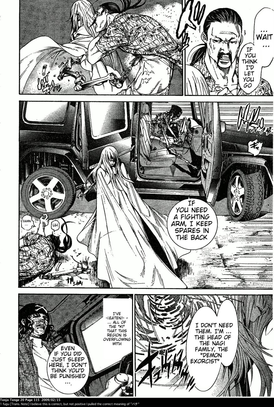 Halaman dari Tenjou Tenge Chapter 121