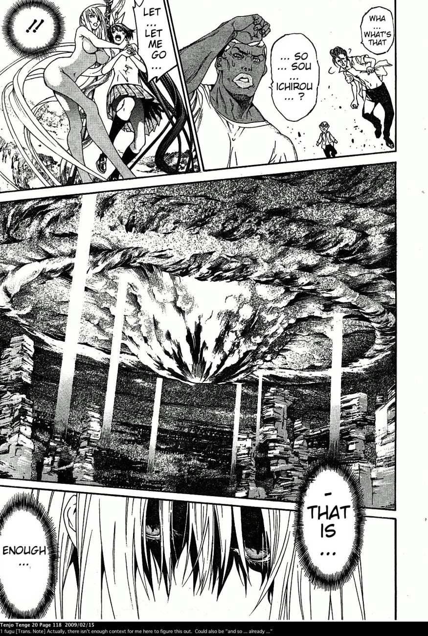 Halaman dari Tenjou Tenge Chapter 121