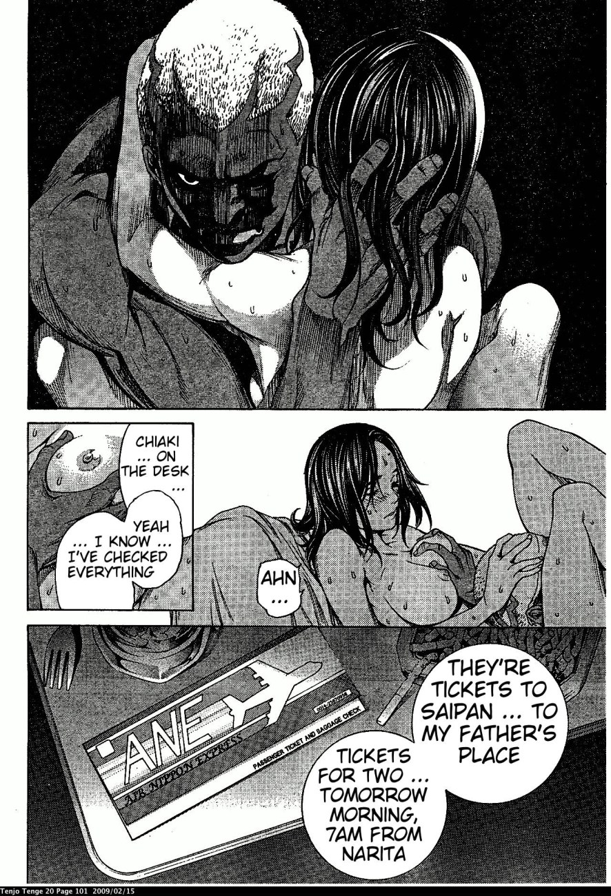 Halaman dari Tenjou Tenge Chapter 121