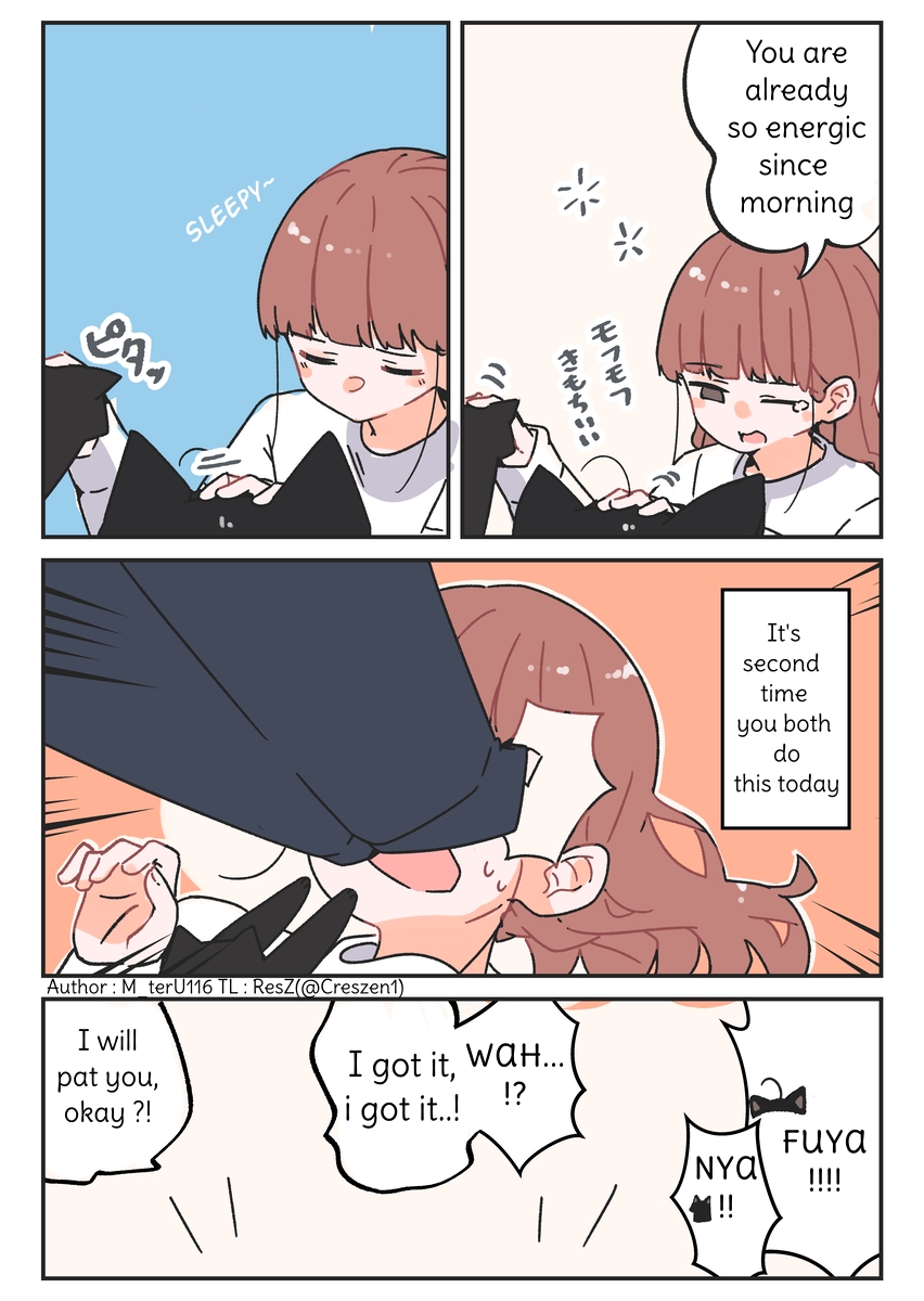 Halaman dari Uchi no Kuroneko, Onna no Ko Chapter 6